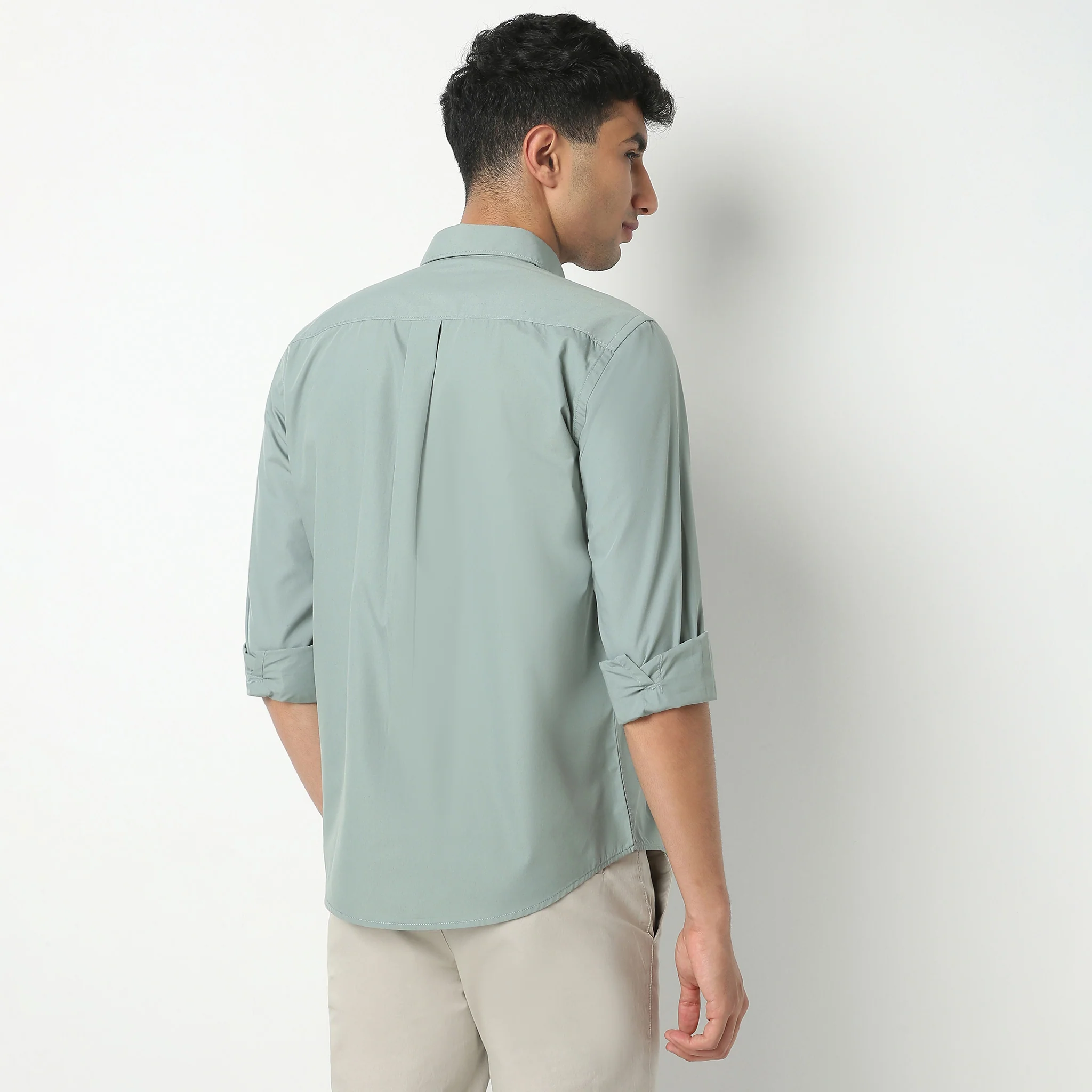 Elemental™ Shirt - Easy Care Smart Solid Casual - Full Sleeves Regular Fit - Image 37