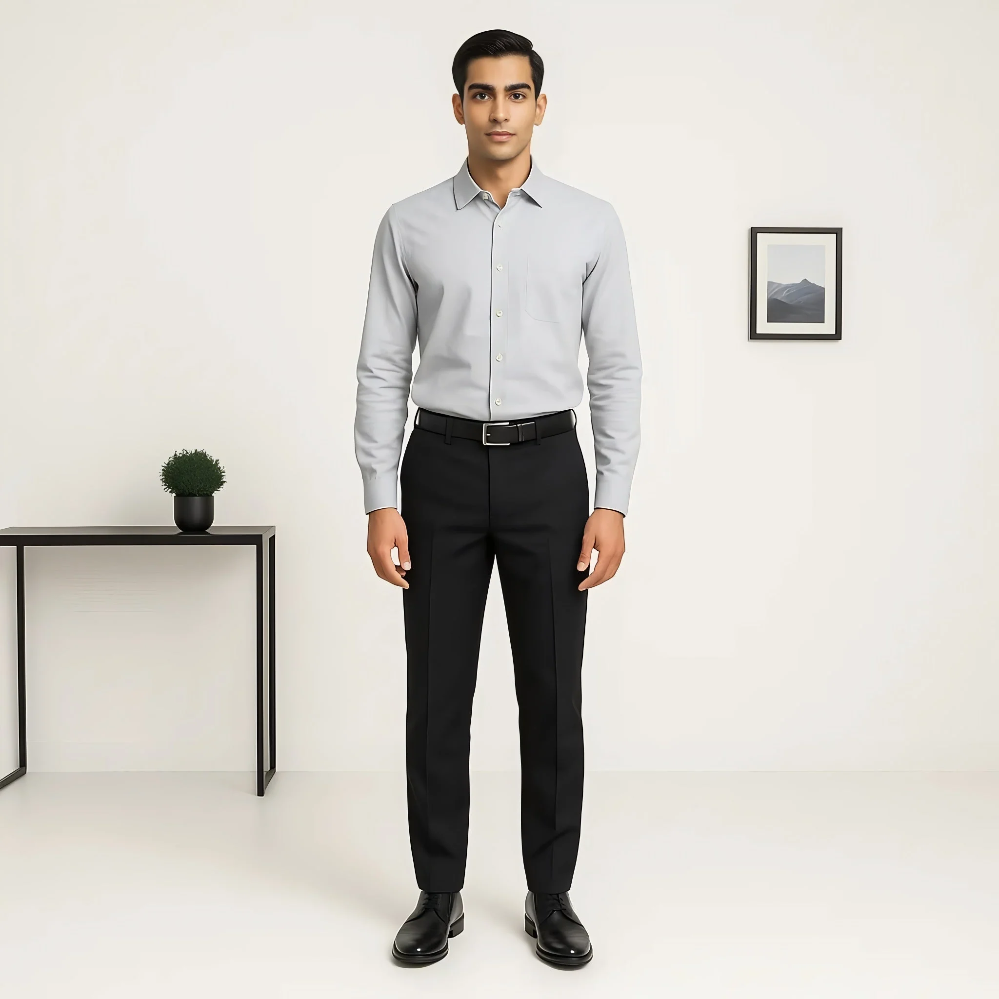 Elemental™ Shirt - Easy Care Smart Solid Casual - Full Sleeves Regular Fit - Image 46