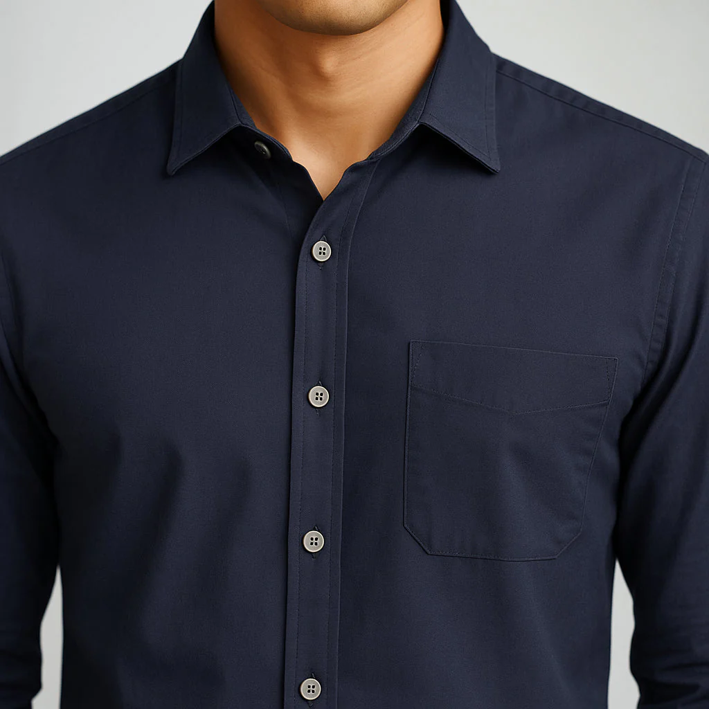 Elemental™ Shirt - Easy Care Smart Solid Casual - Full Sleeves Regular Fit - Image 55