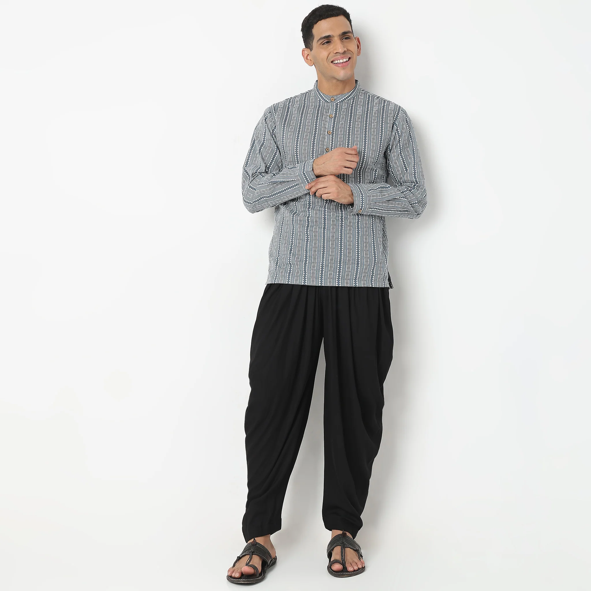 Mid Rise Ethnic Pants - Image 6