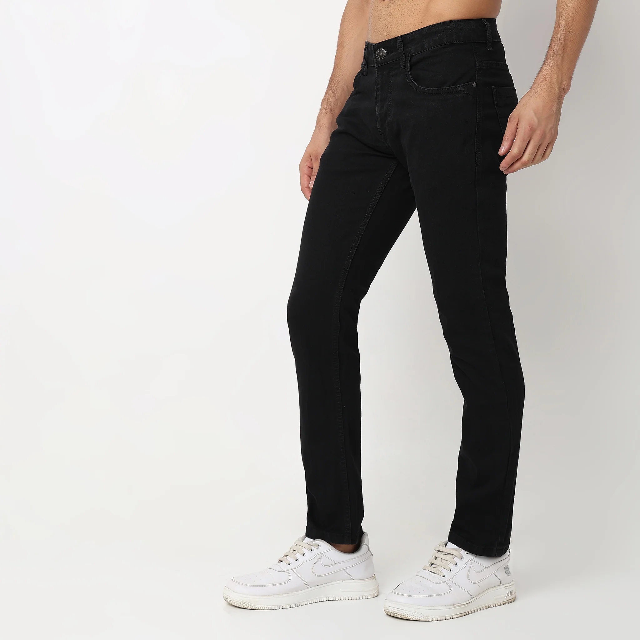 The Black Jeansᵉˣ Union of Denim® Jet-Dyed Tapered Fit Crop Length E-fast® Stretch - Image 10