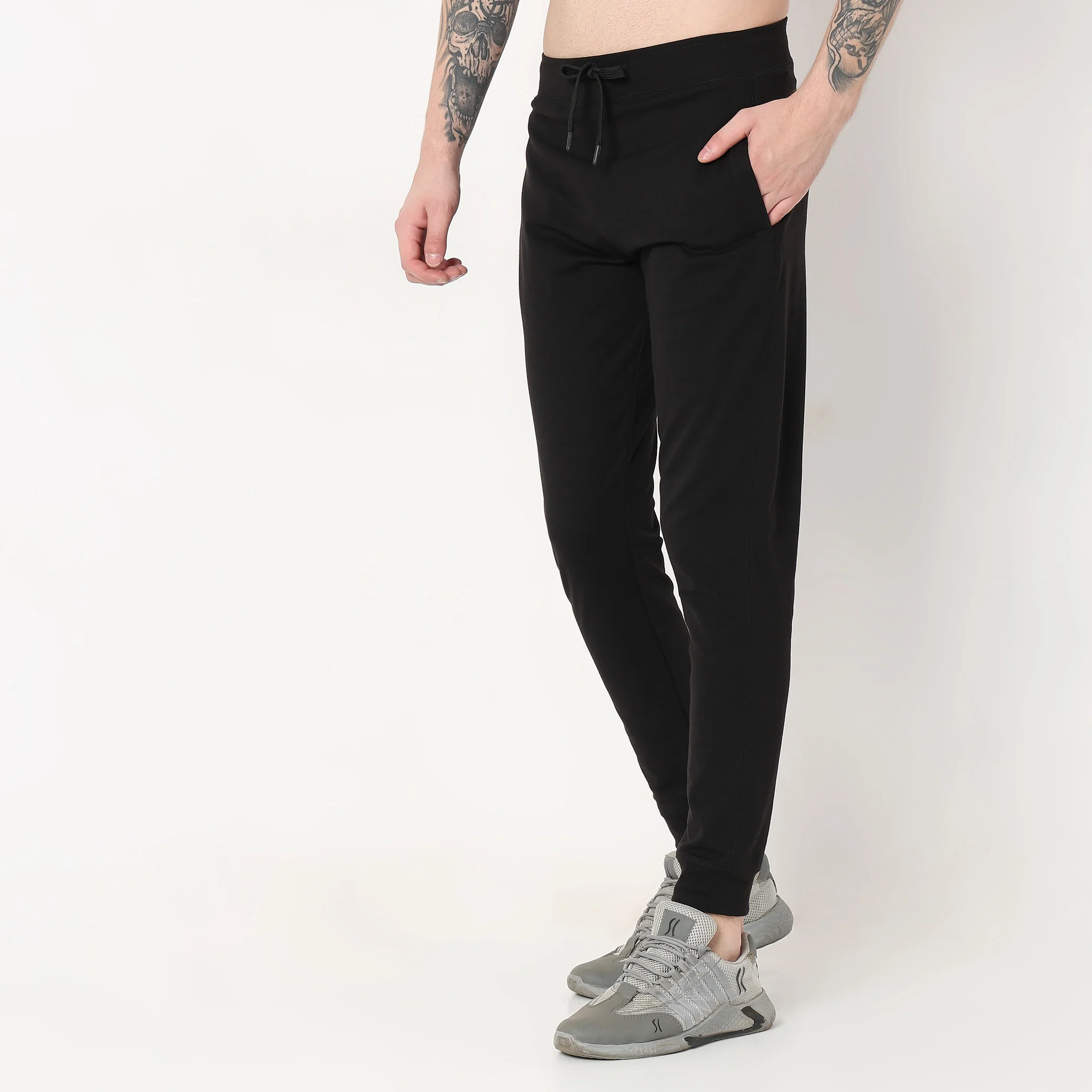 Flex Pants™ Joggers With Secure Mobile Pocket - Looper Knit Soft & Comfortable - Mid Rise - Image 10