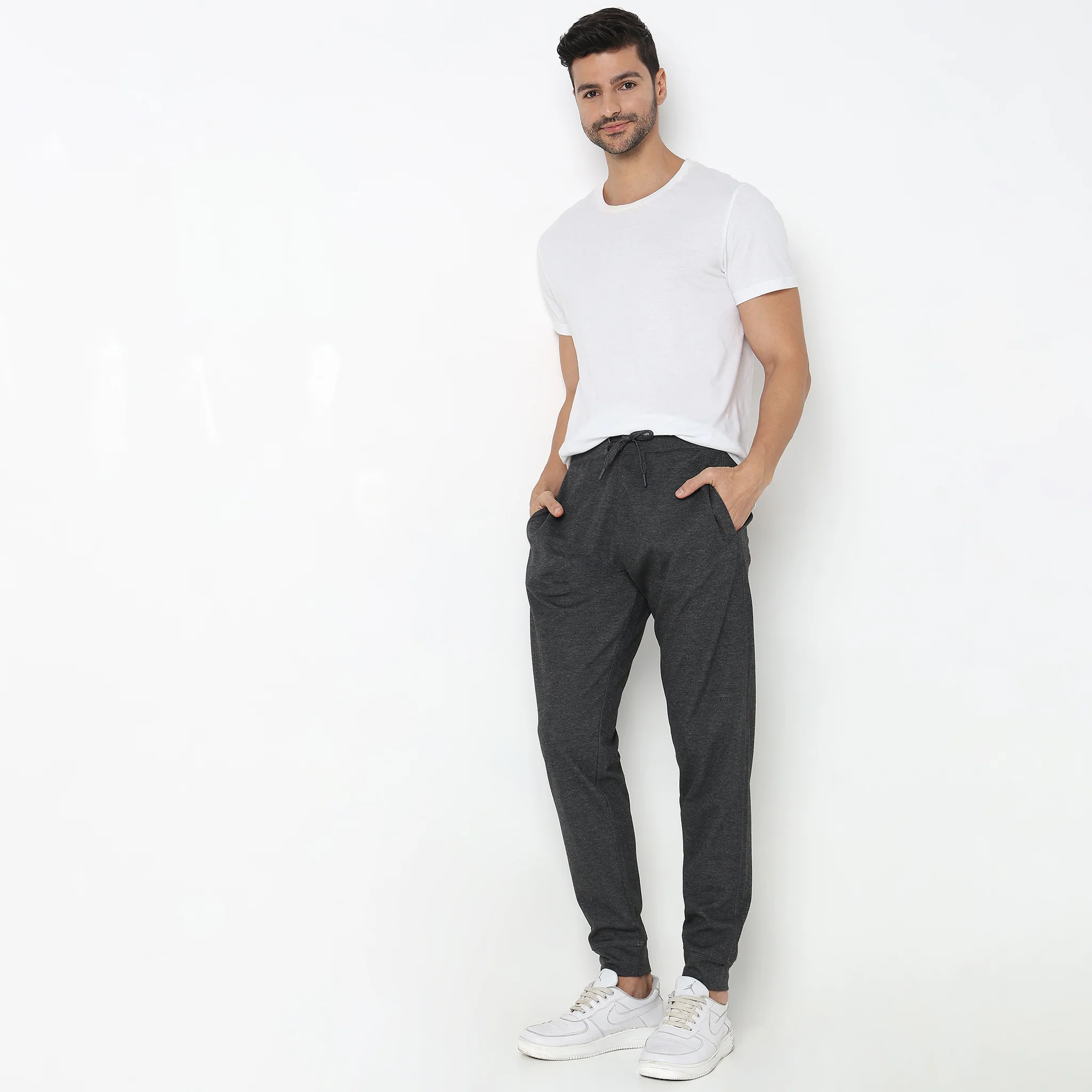 Flex Pants™ Joggers With Secure Mobile Pocket - Looper Knit Soft & Comfortable - Mid Rise - Image 16