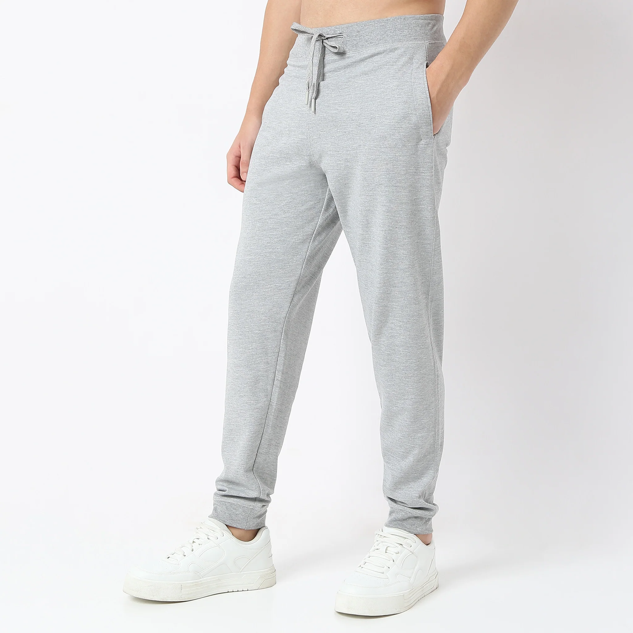 Flex Pants™ Joggers With Secure Mobile Pocket - Looper Knit Soft & Comfortable - Mid Rise - Image 30