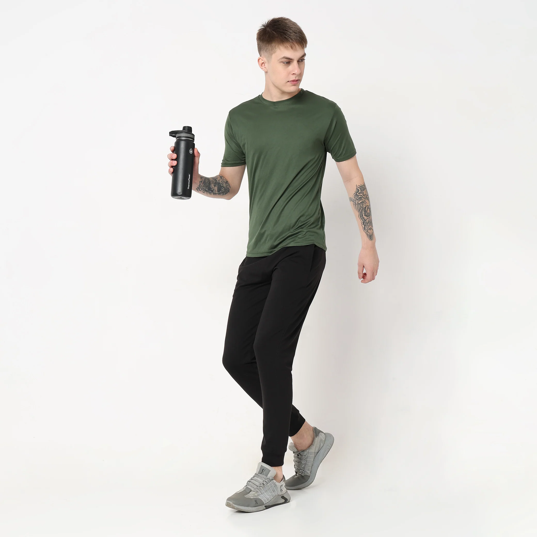 Flex Pants™ Joggers With Secure Mobile Pocket - Looper Knit Soft & Comfortable - Mid Rise - Image 6