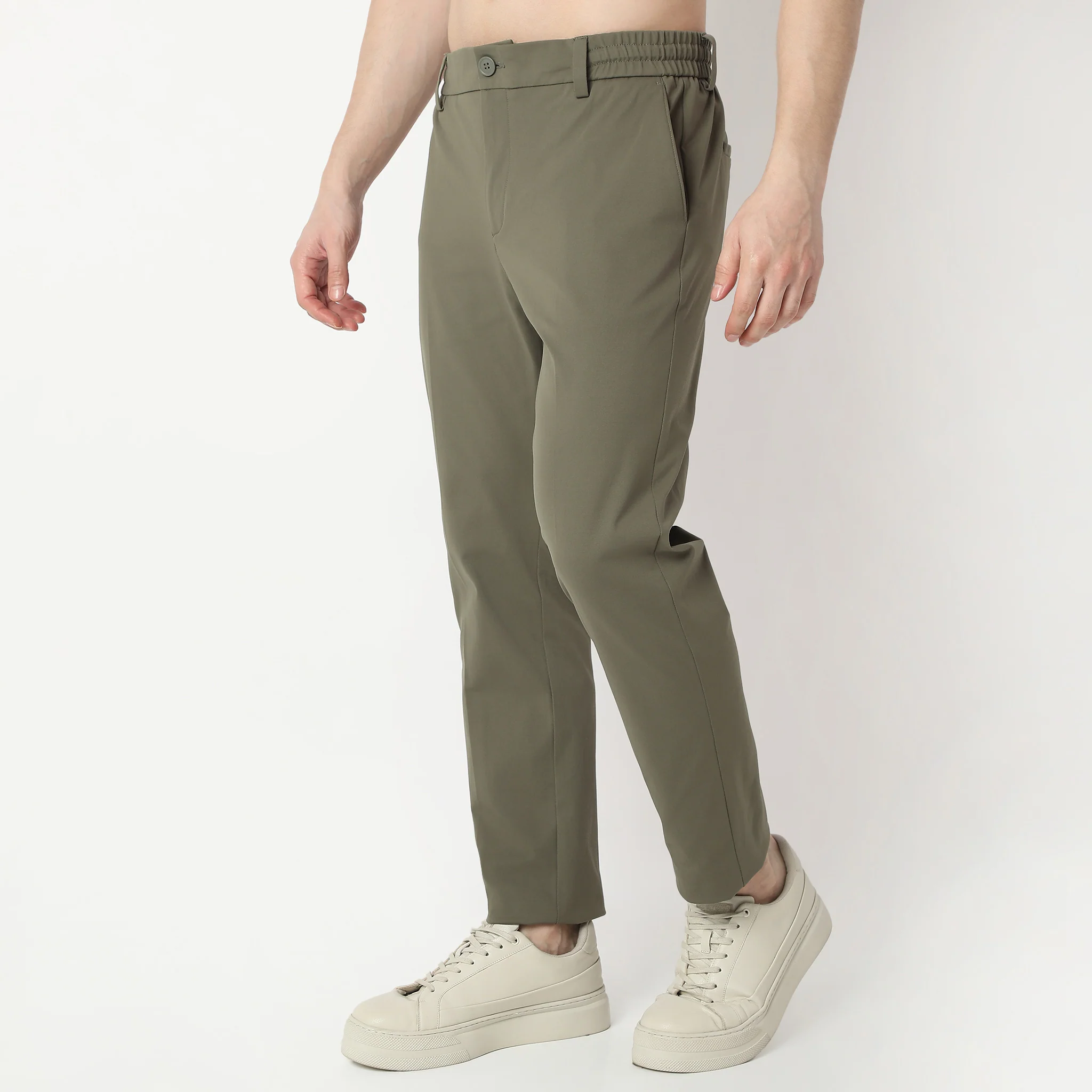 Versatile Smart Pants With Comfortable Elasticated Waistband - Image 5