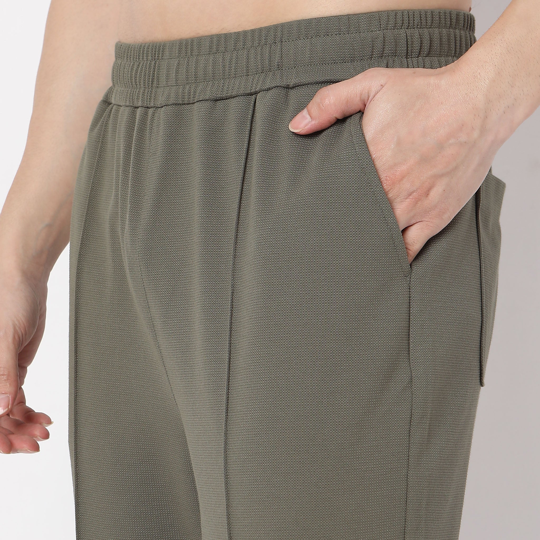 Weekend™ Pants - Knitted Fabric Lounge Wear - Comfort "Pull Up" With Elasticated Waist - Image 14