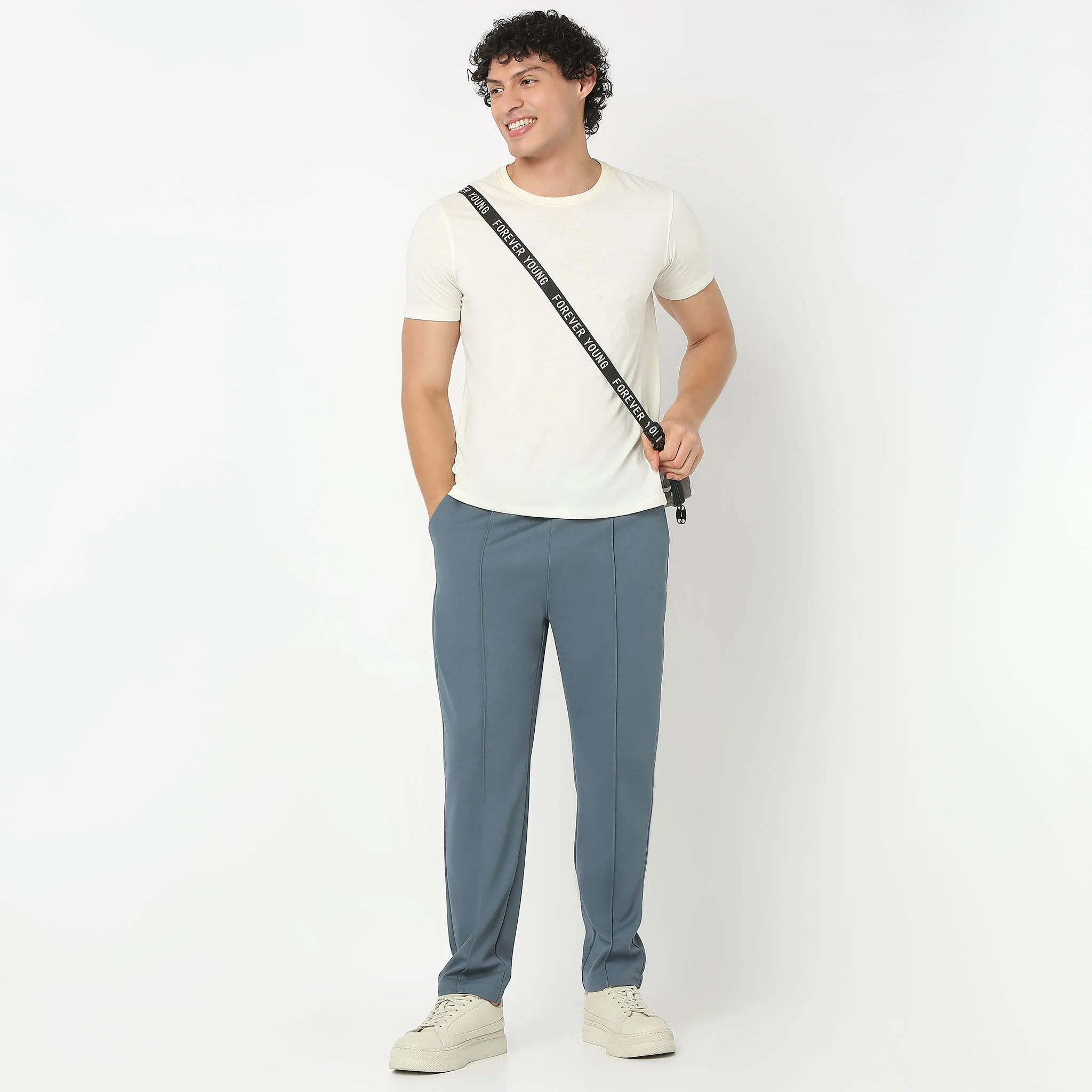 Weekend™ Pants - Knitted Fabric Lounge Wear - Comfort "Pull Up" With Elasticated Waist - Image 30