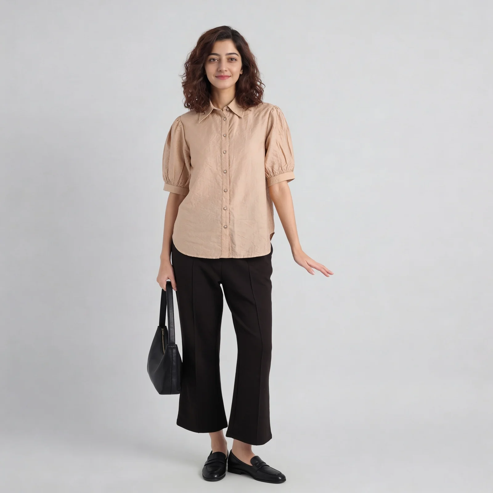 Regular Fit Solid Elbow Sleeve Shirt - Image 16