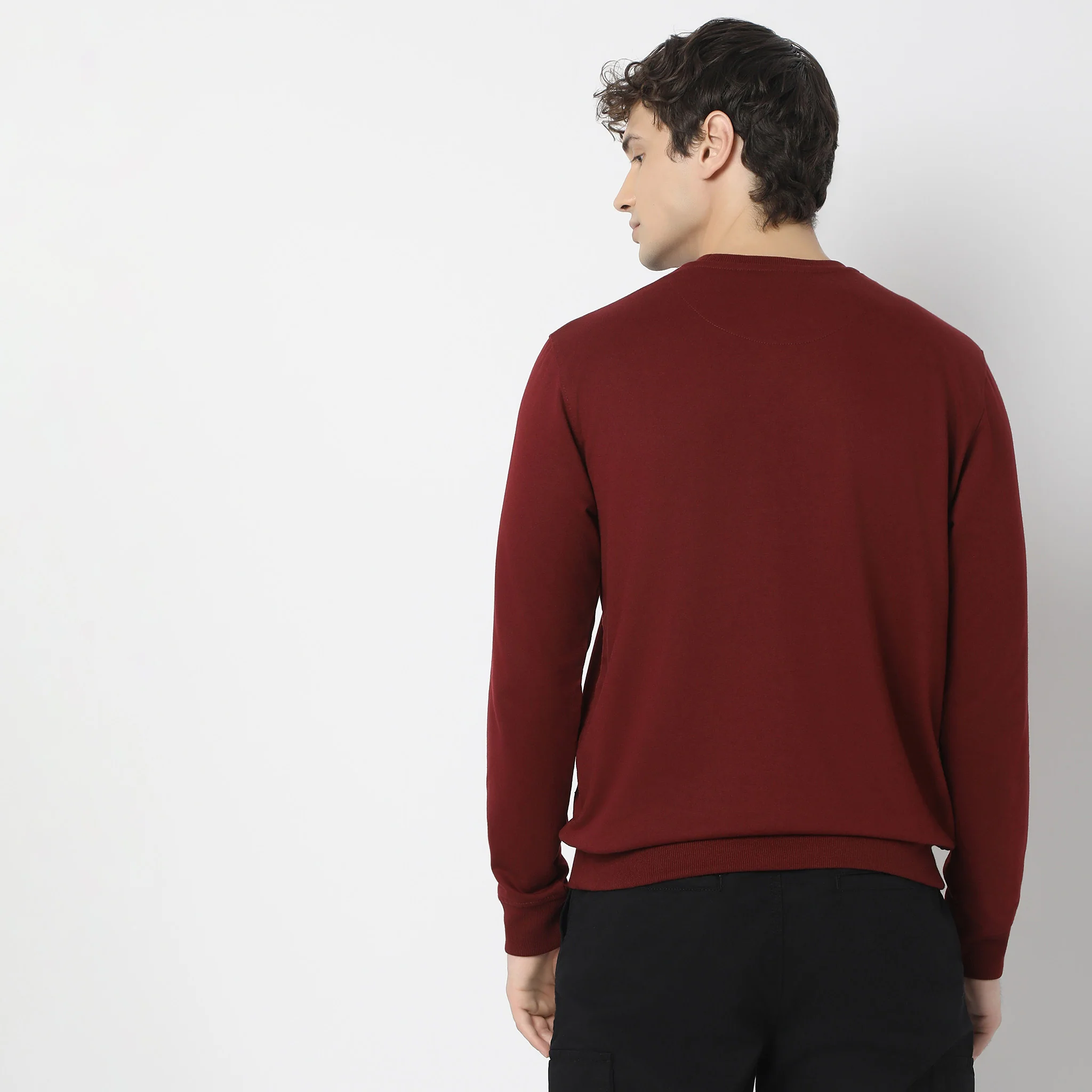 Essential Solid Sweatshirt - Image 3