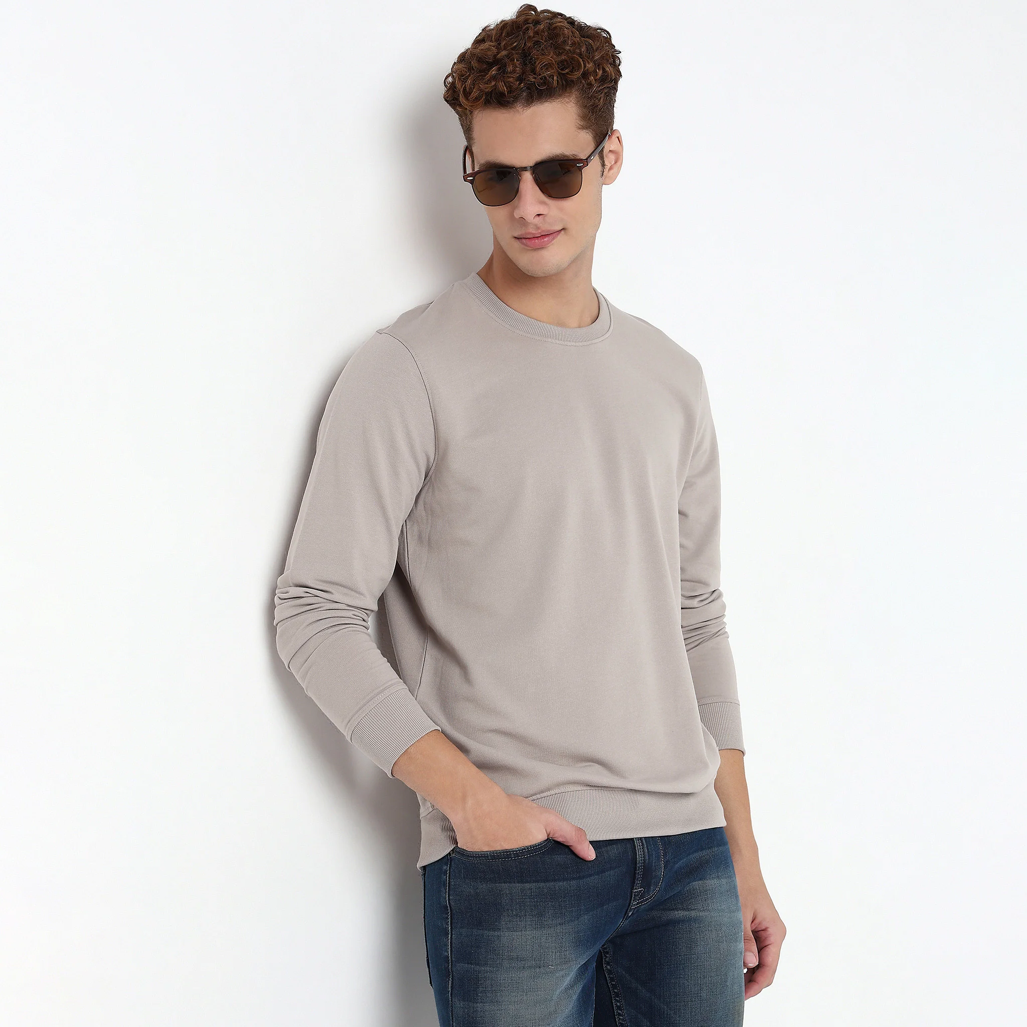 Essential Solid Sweatshirt - Image 35