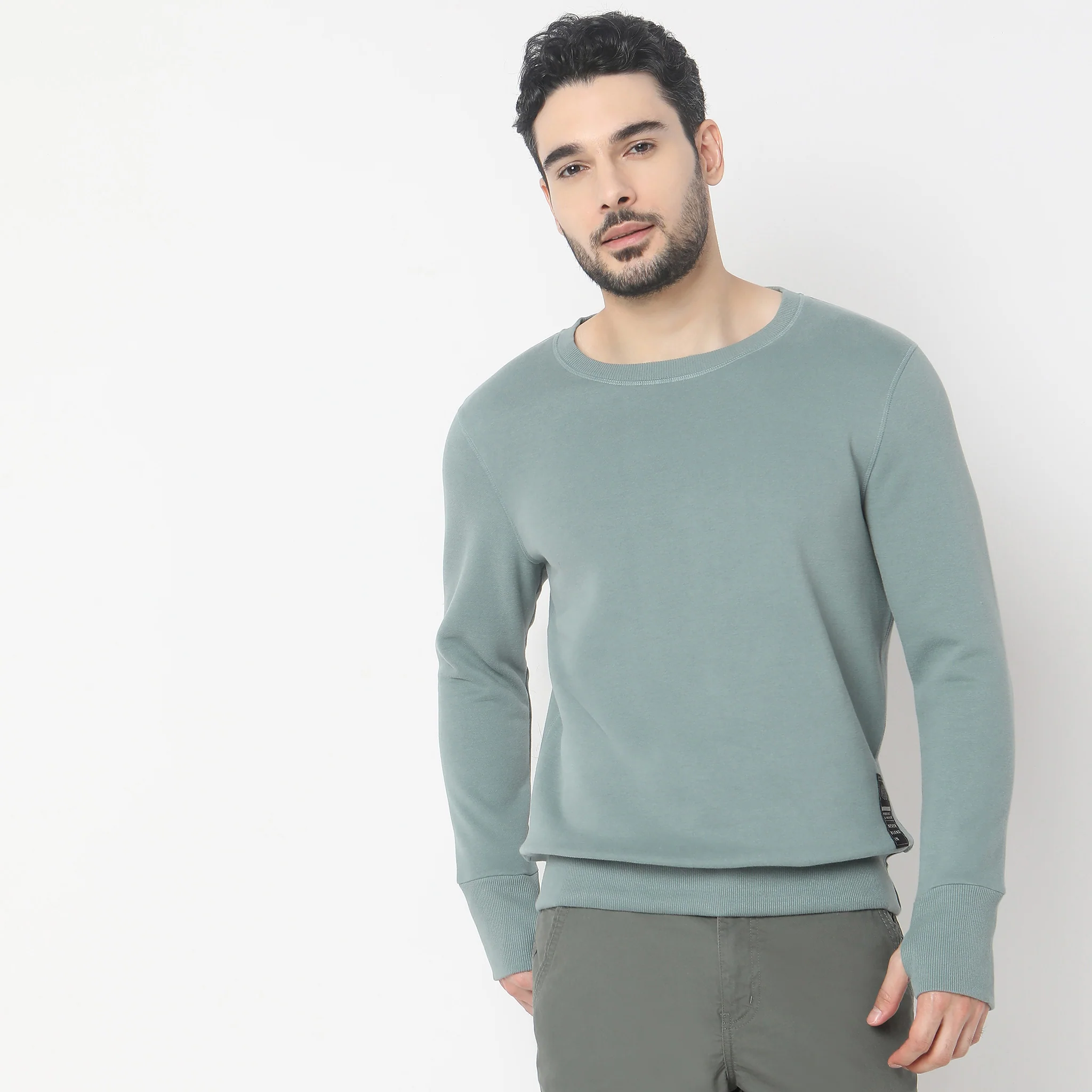 UltraSoft Sweats™ - Ultra Soft Fleece for Warm and Comfort - Regular Fit Solid Sweatshirt - Image 2