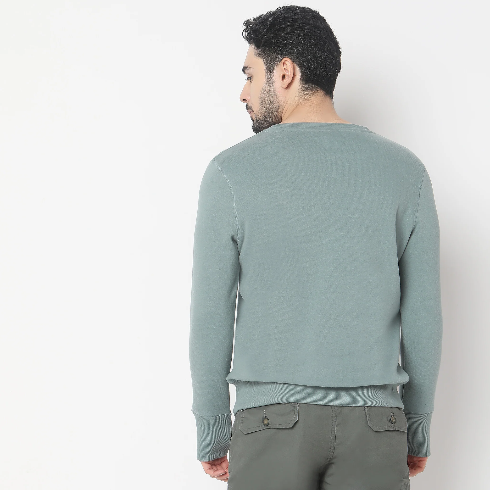 UltraSoft Sweats™ - Ultra Soft Fleece for Warm and Comfort - Regular Fit Solid Sweatshirt - Image 3