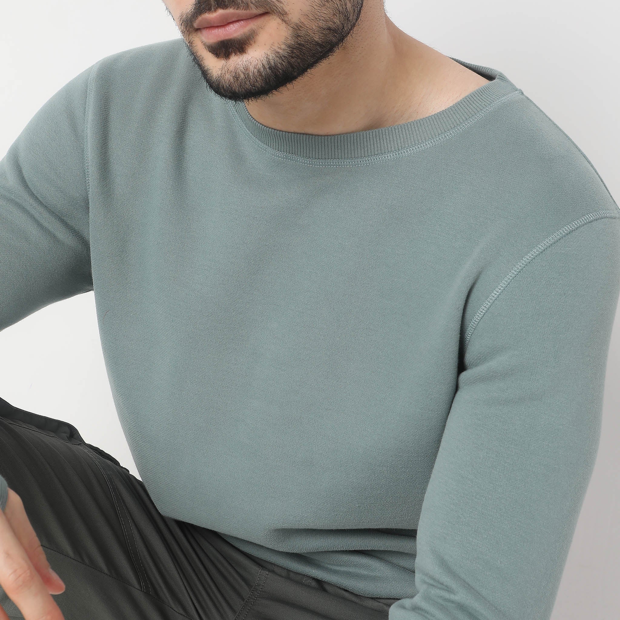 UltraSoft Sweats™ - Ultra Soft Fleece for Warm and Comfort - Regular Fit Solid Sweatshirt - Image 4
