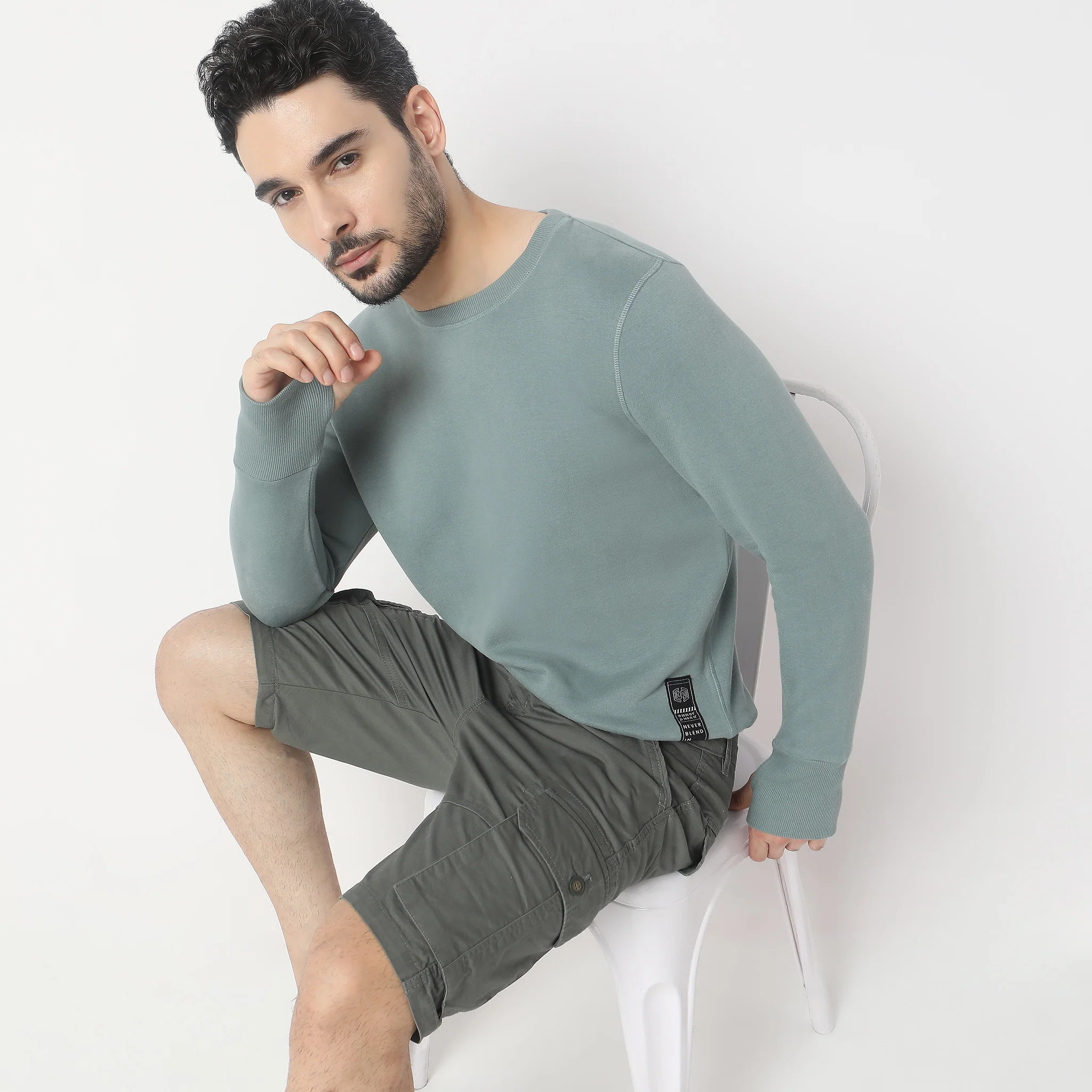 UltraSoft Sweats™ - Ultra Soft Fleece for Warm and Comfort - Regular Fit Solid Sweatshirt - Image 5
