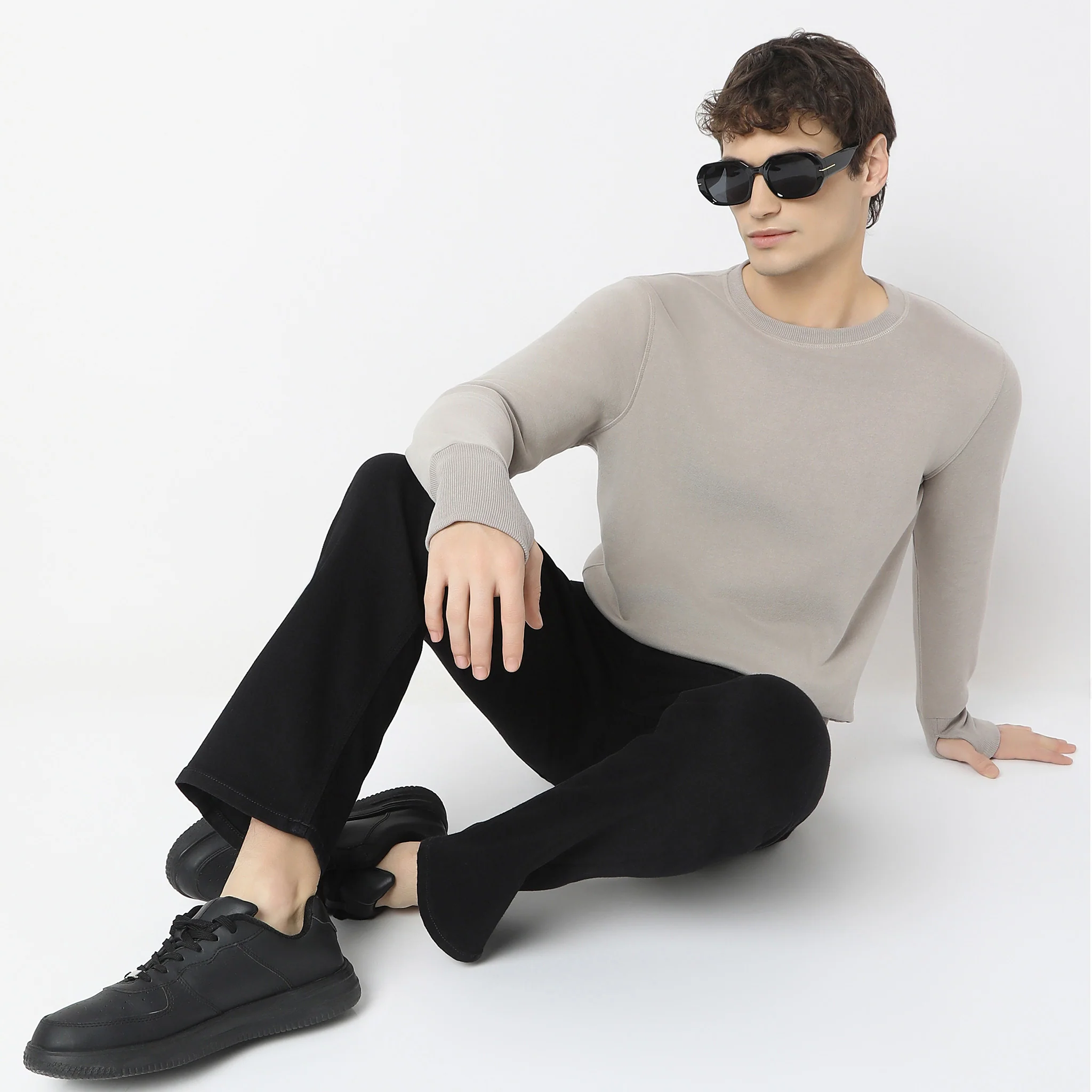 UltraSoft Sweats™ - Ultra Soft Fleece for Warm and Comfort - Regular Fit Solid Sweatshirt - Image 6