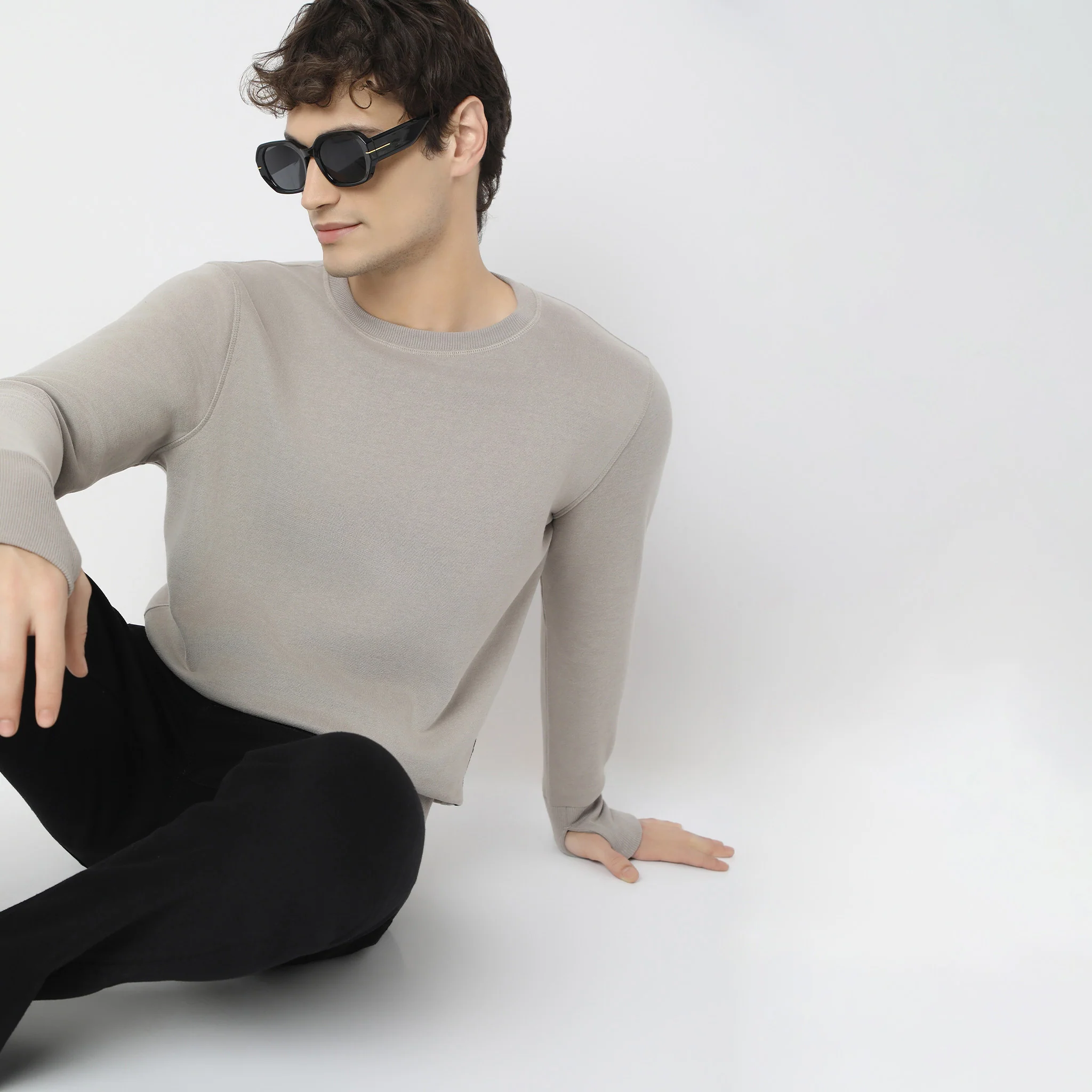UltraSoft Sweats™ - Ultra Soft Fleece for Warm and Comfort - Regular Fit Solid Sweatshirt - Image 7