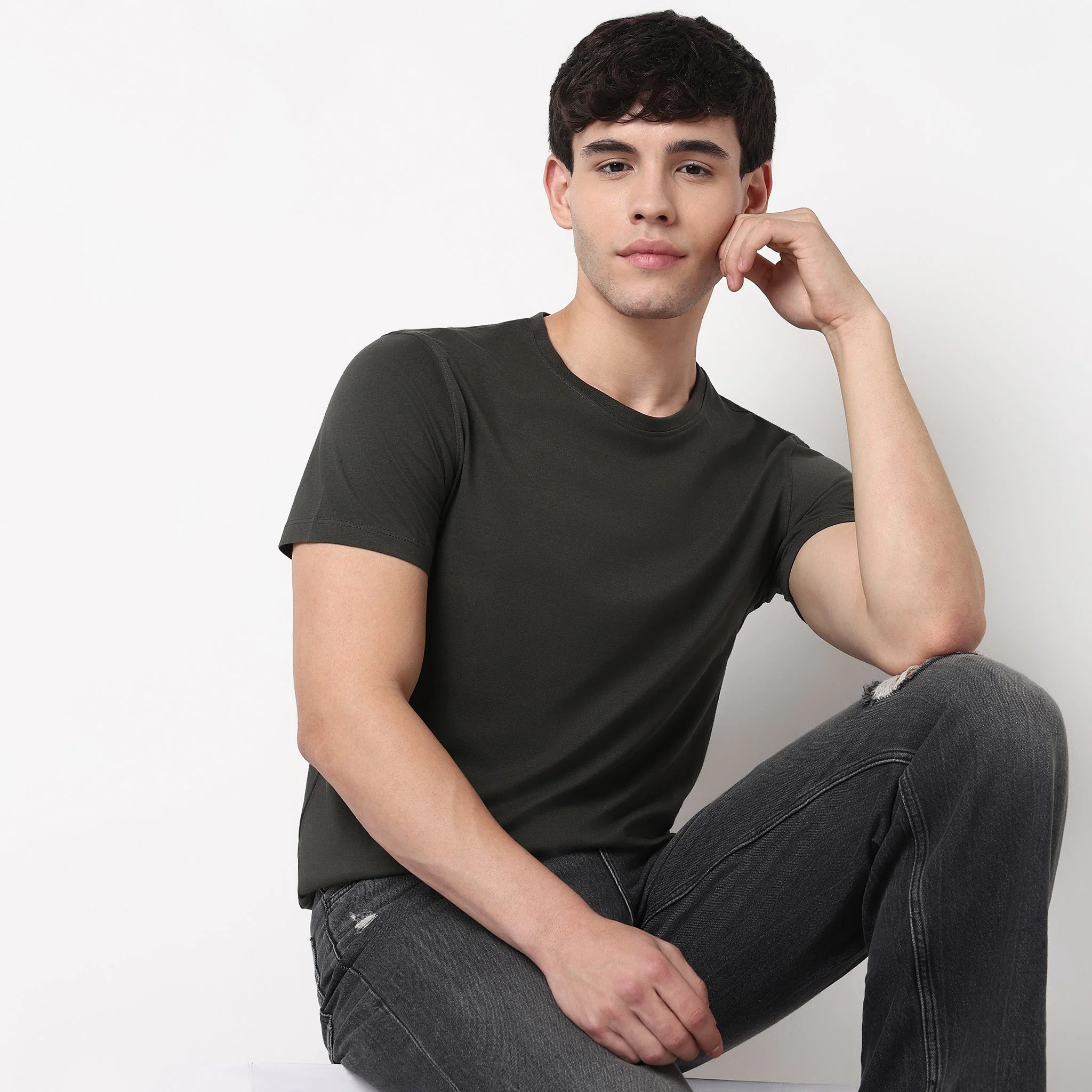 Double Dyed Crew™ Tees - Regular Fit - Must Have Essential Super Soft Handfeel & Quick Dry - Image 64