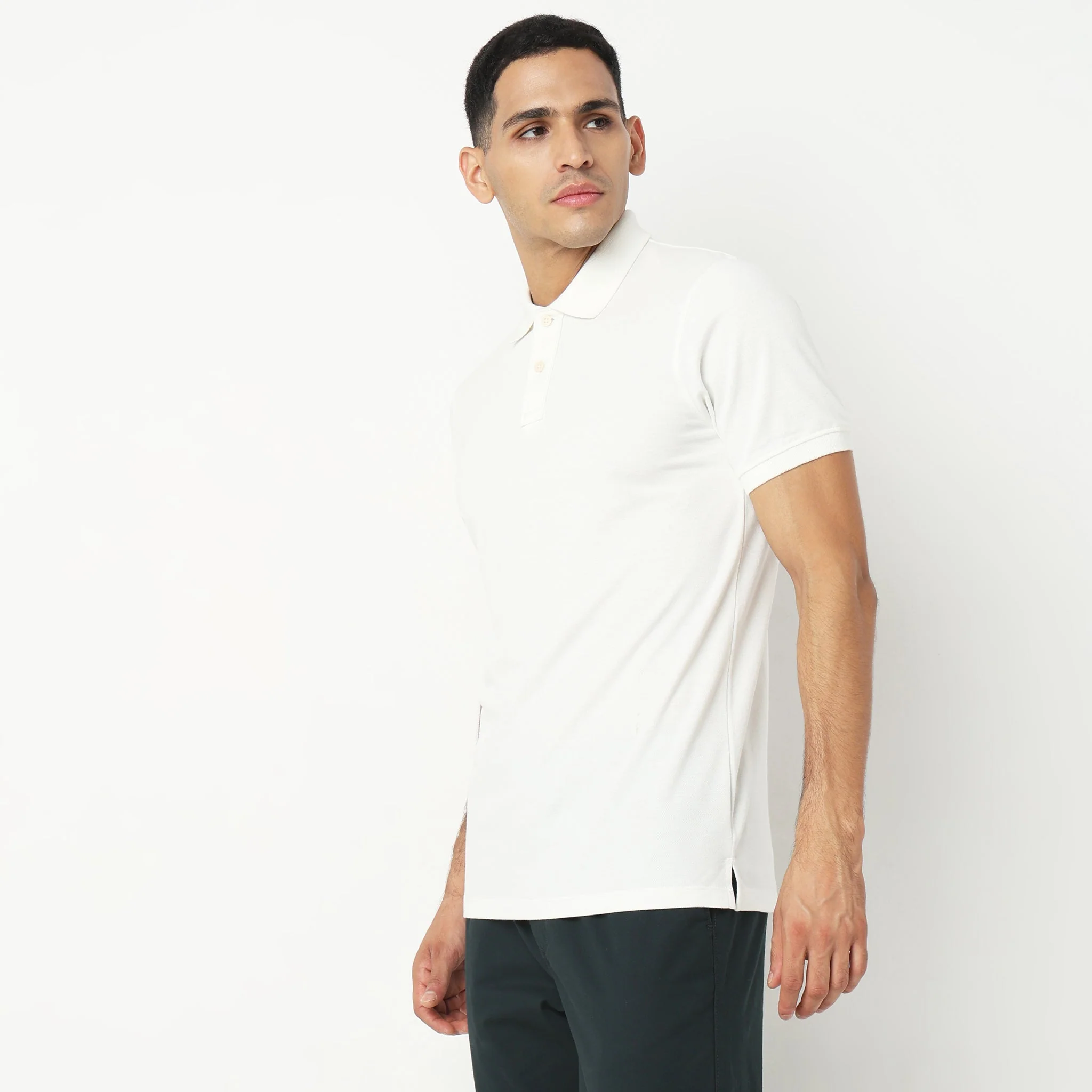 Double Dyed Polo™ T-Shirt With Anti-Curl Collar Pique Knit - Image 75