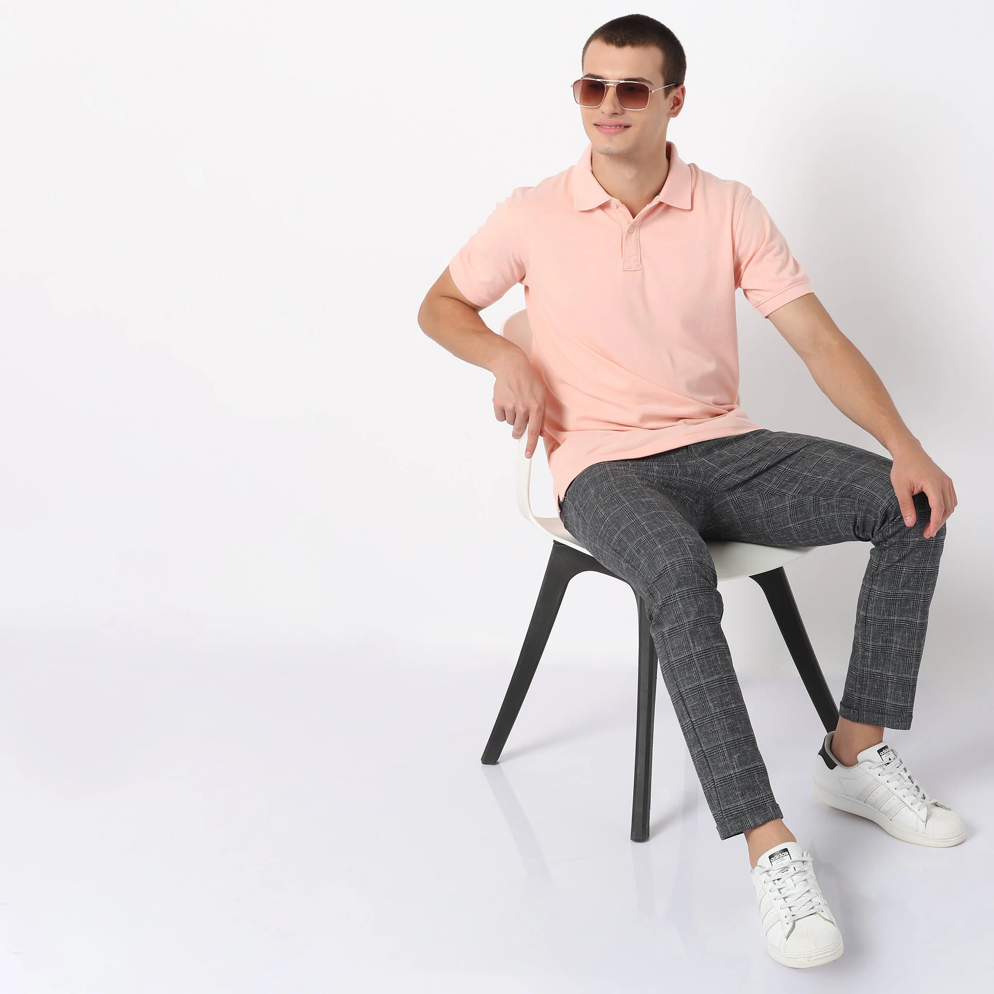 Double Dyed Polo™ T-Shirt With Anti-Curl Collar Pique Knit - Image 76