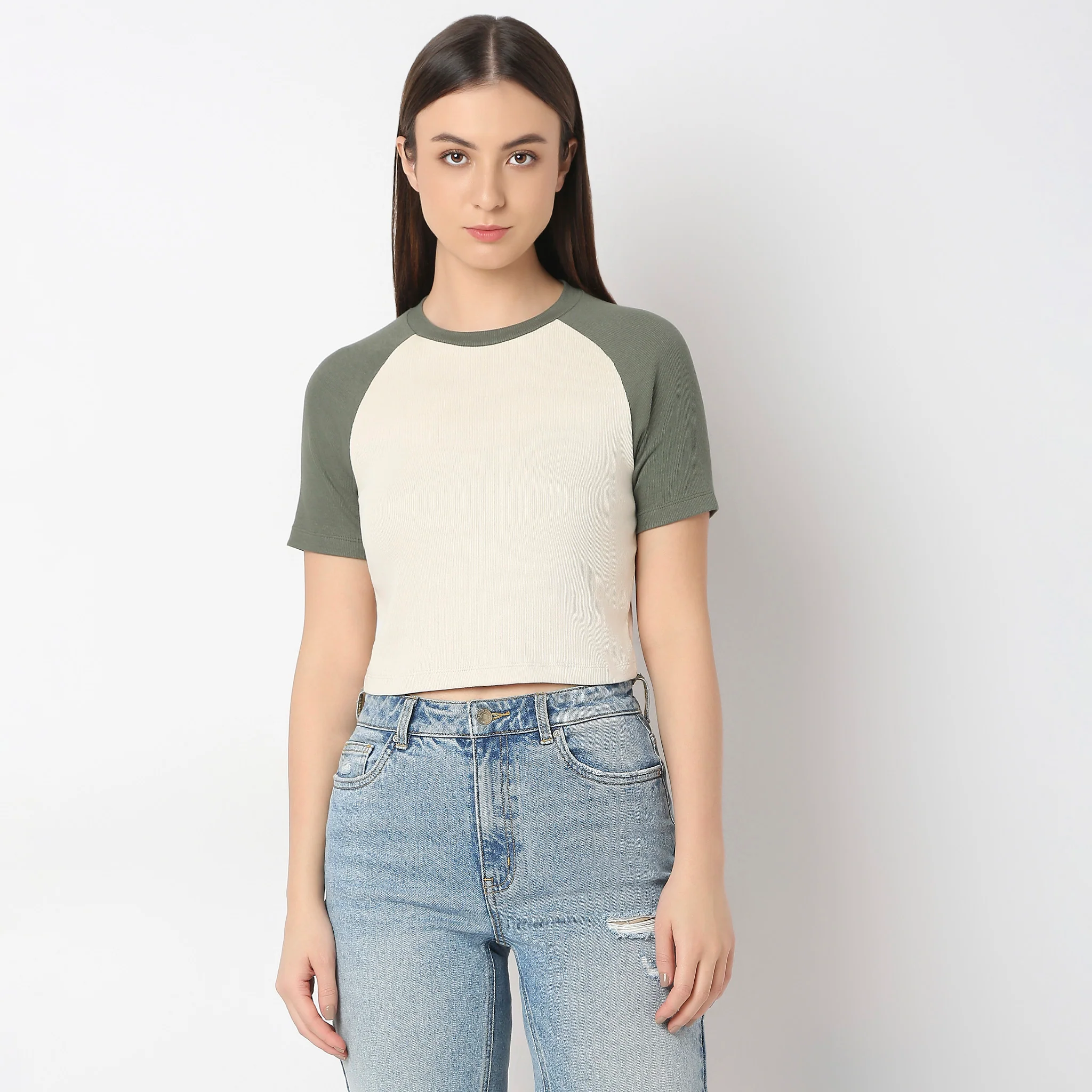 Fitted Cropped T-Shirt - Image 2