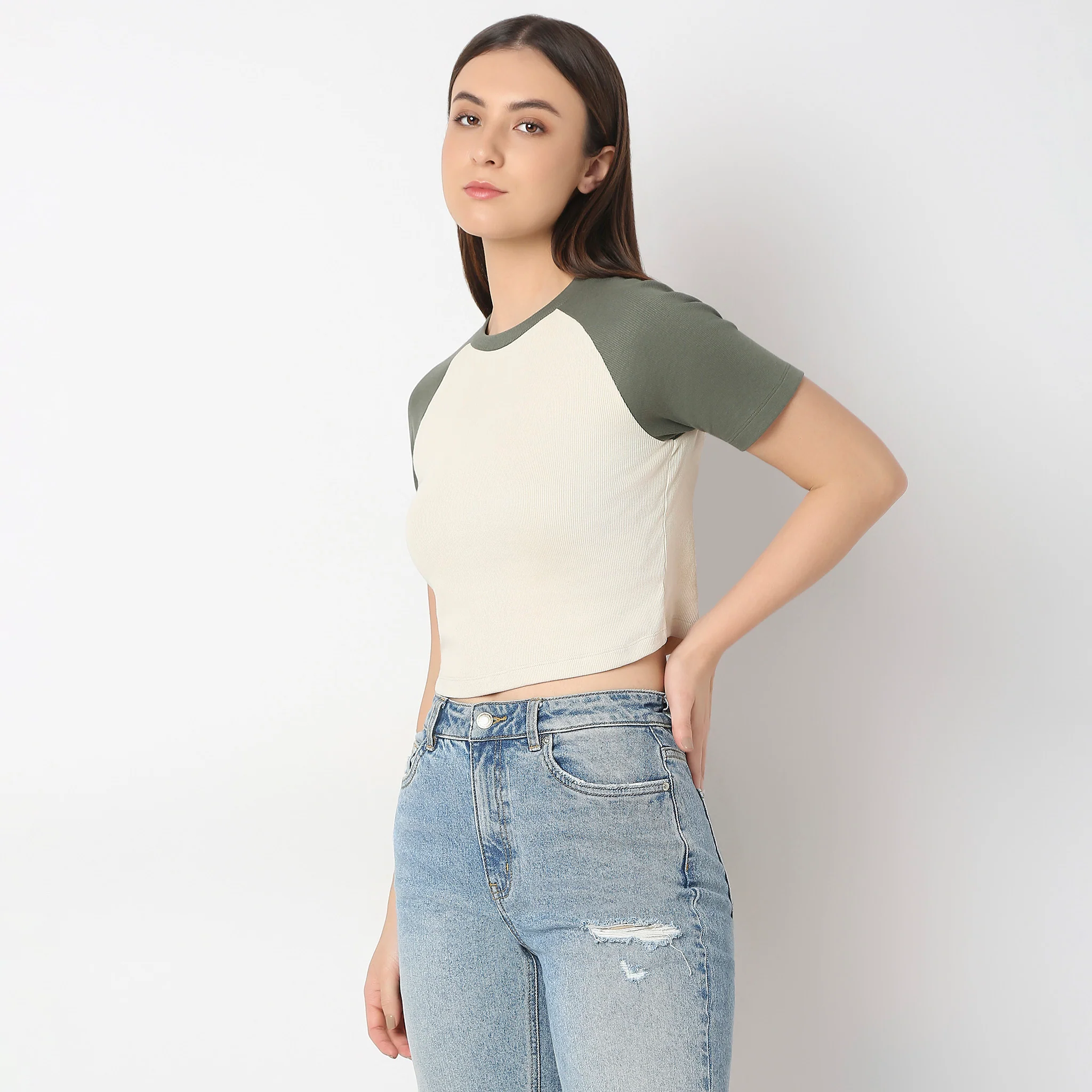 Fitted Cropped T-Shirt - Image 5