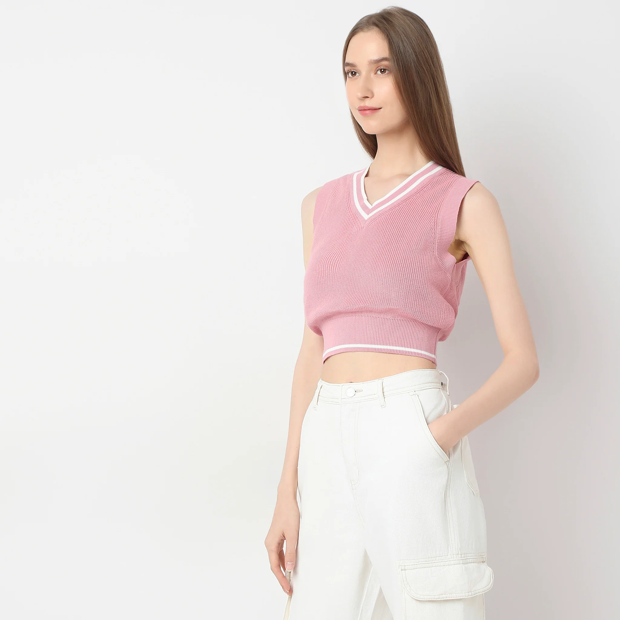 Regular Fit Solid T-Shirt - Image 4