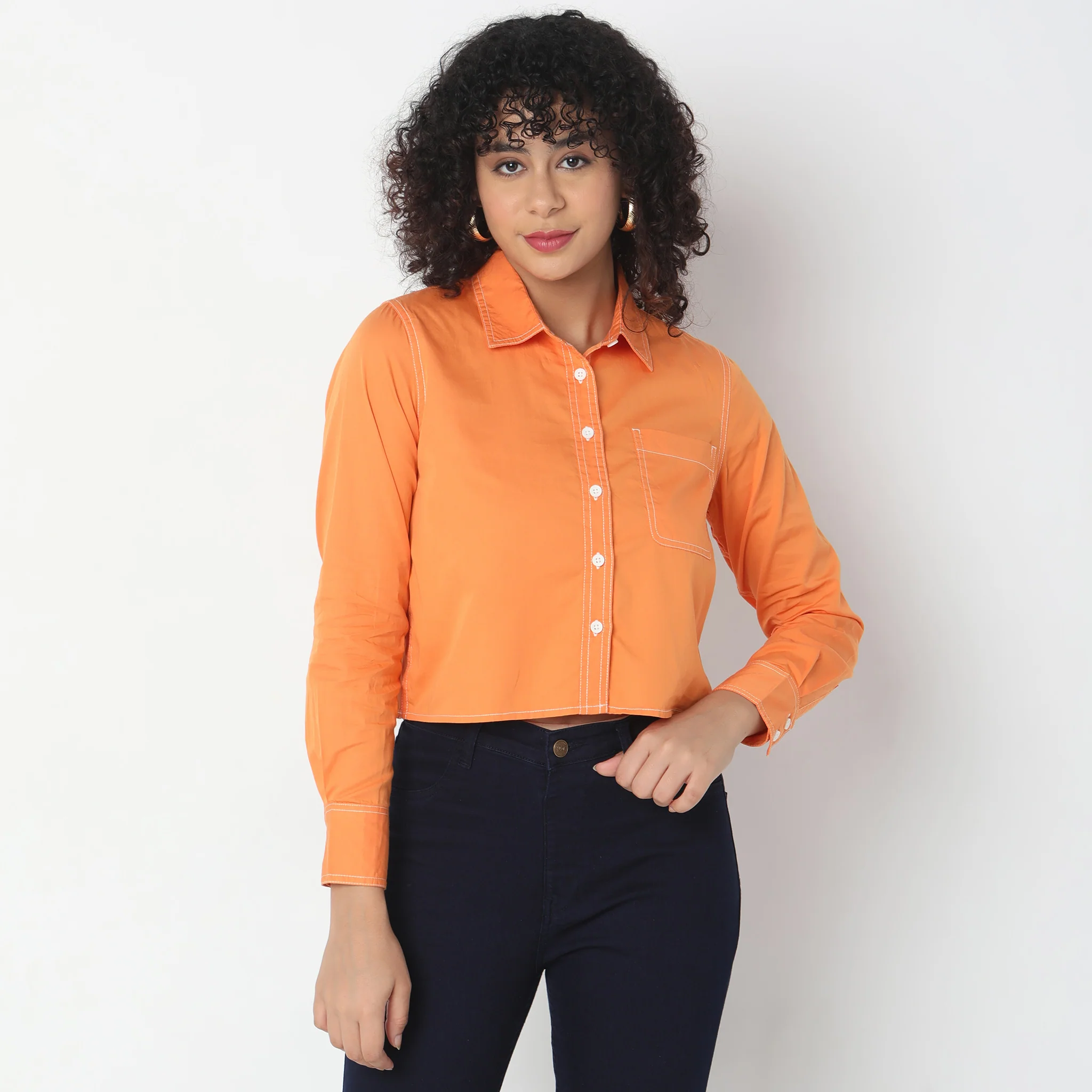 Regular Fit Solid Shirts - Image 2