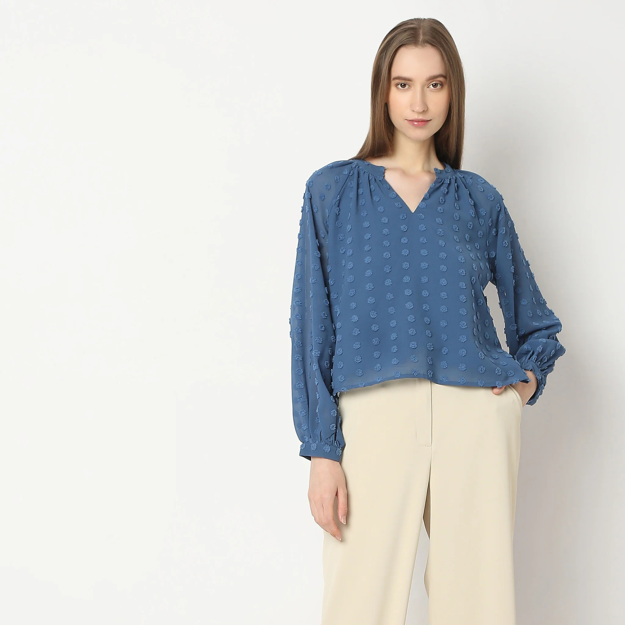 Regular Fit Solid Top - Image 2