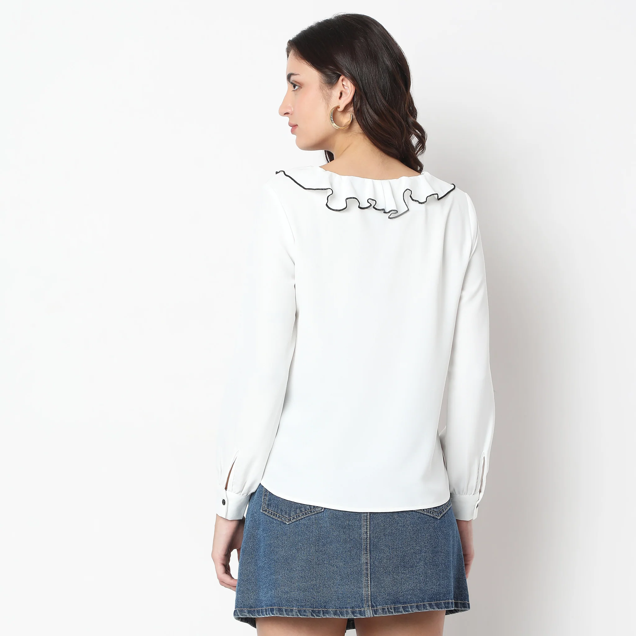 Regular Fit Solid Top - Image 3