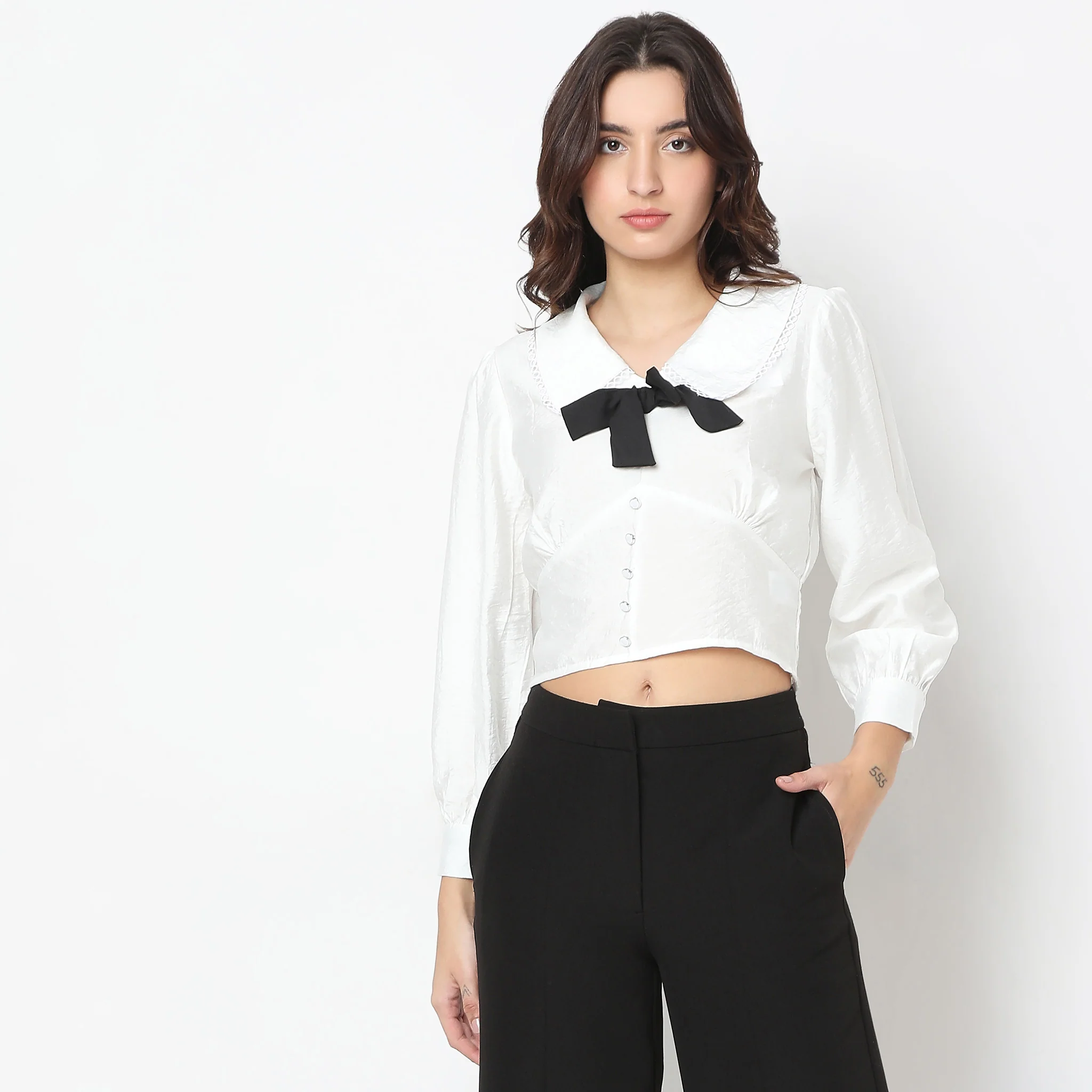 Regular Fit Solid Top - Image 2