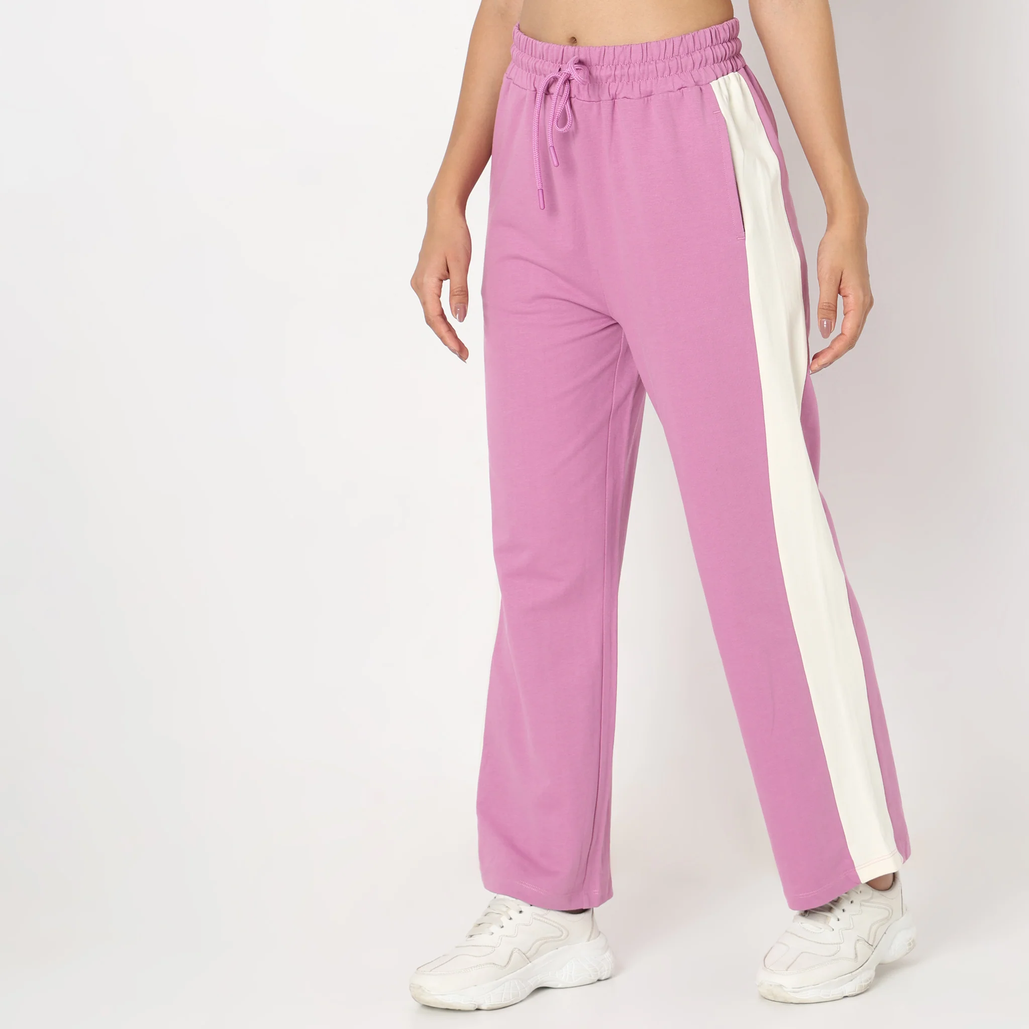 Regular Fit Solid Trackpants - Image 11