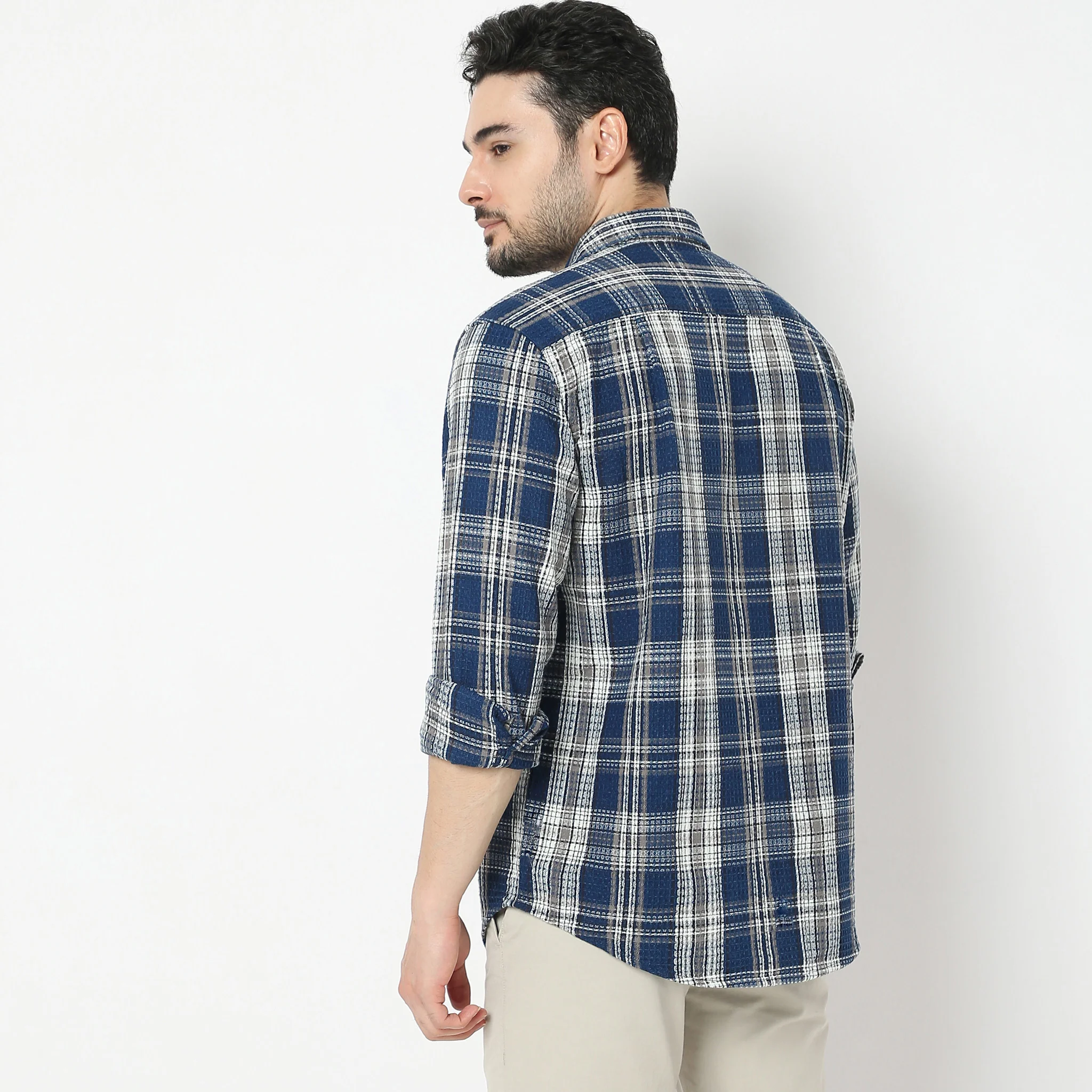 Cruiser™ Indigo Checkered Shirt - Image 3