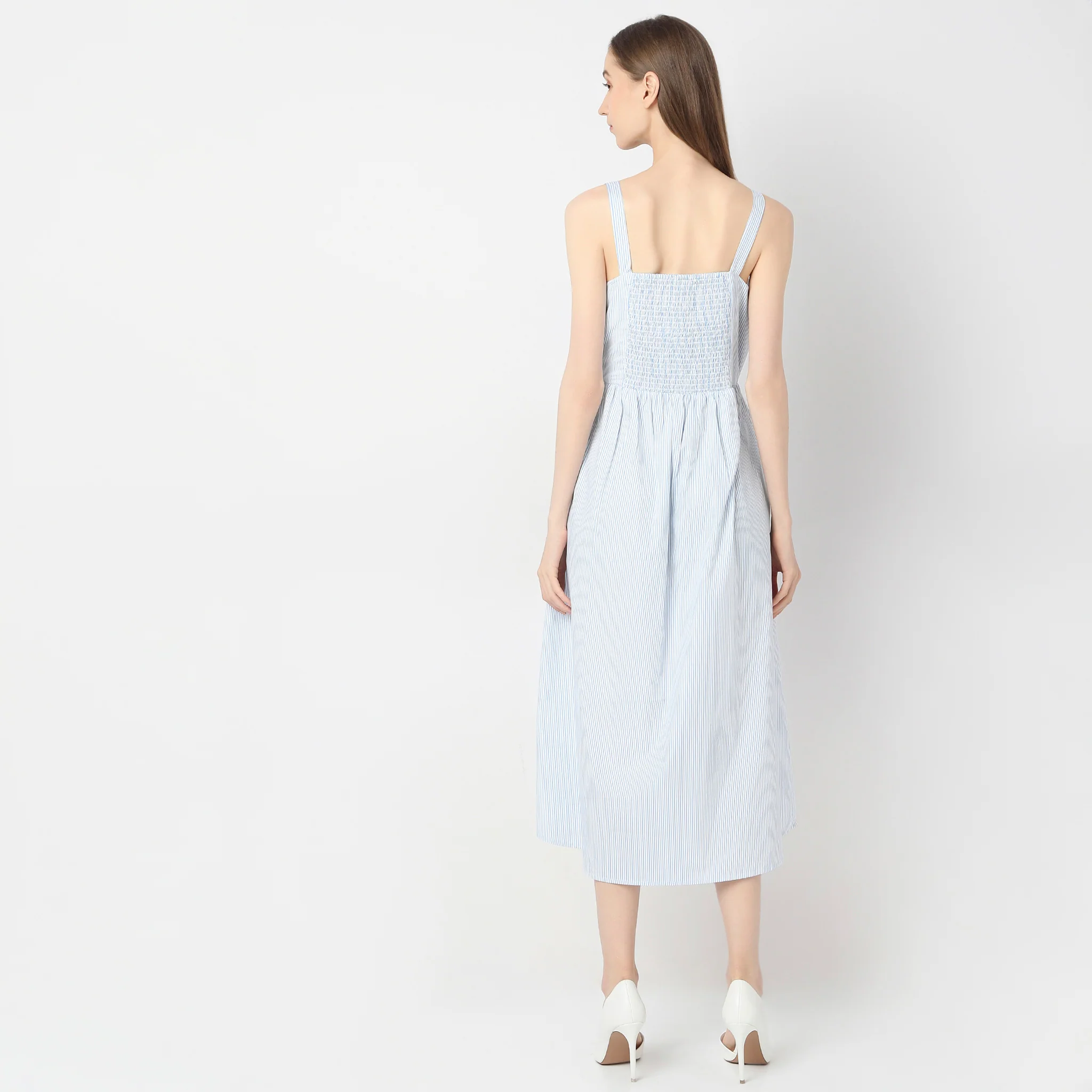Regular Fit Striped Dress - Image 3