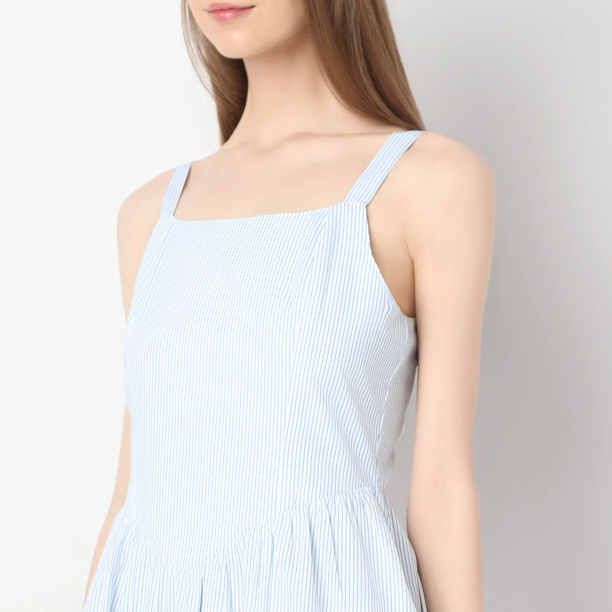 Regular Fit Striped Dress - Image 4