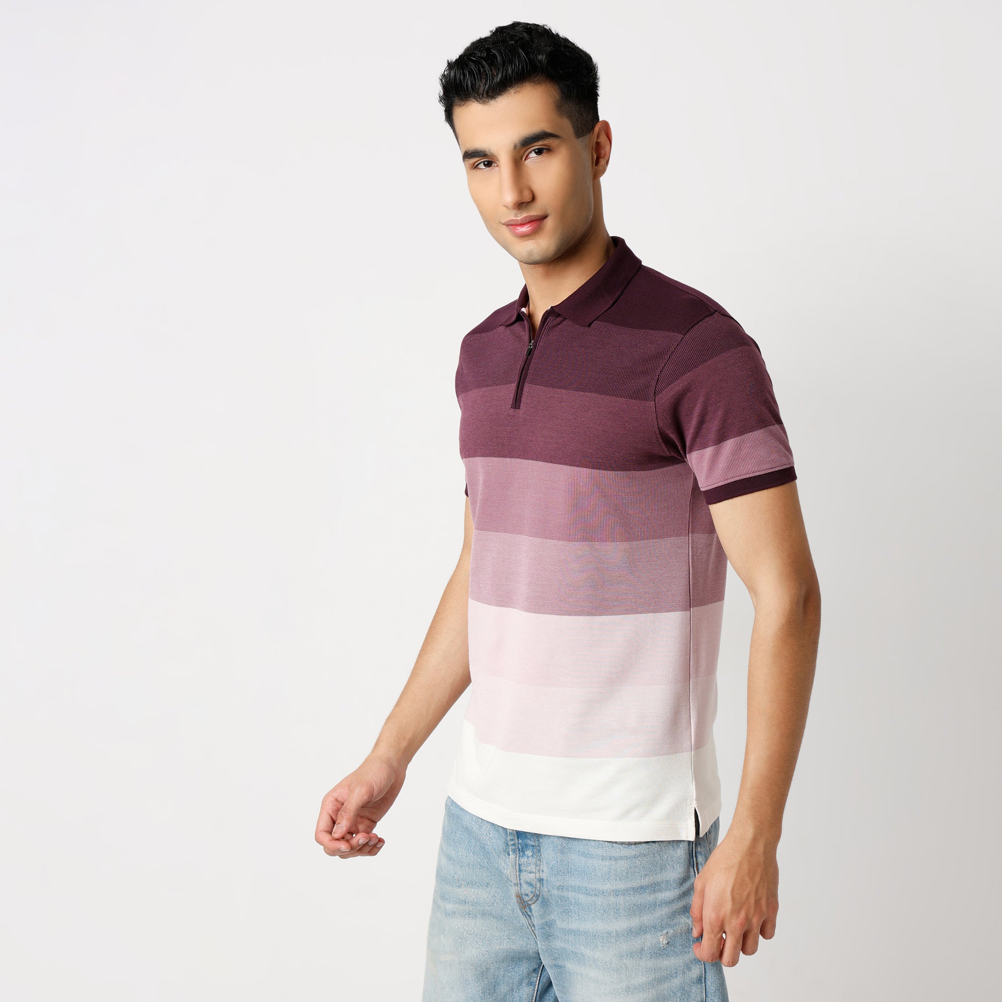 Weekend Polo Regular Fit Stripes T-Shirt - Image 4