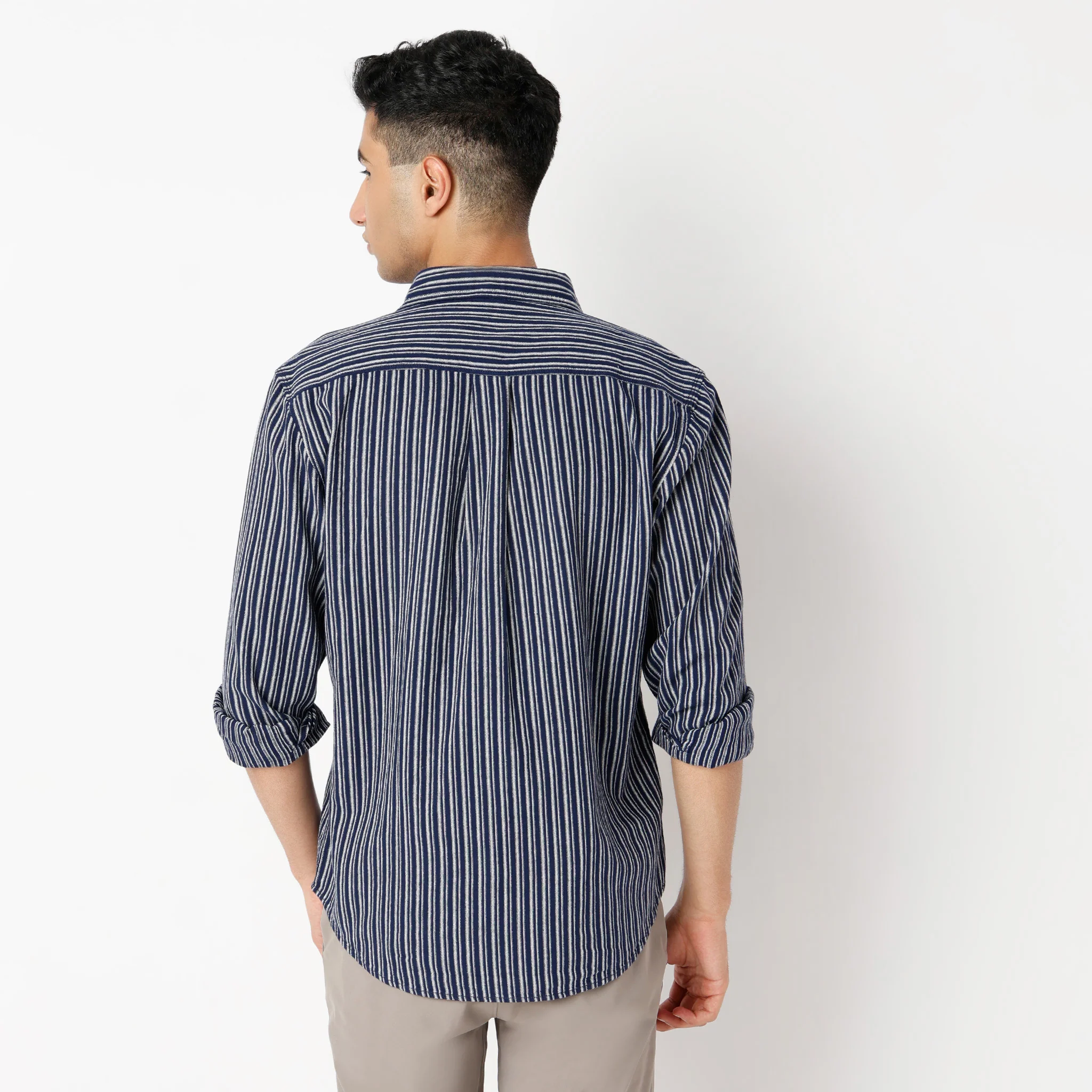 Striped Full Sleeve Alpha Shirt - Image 3