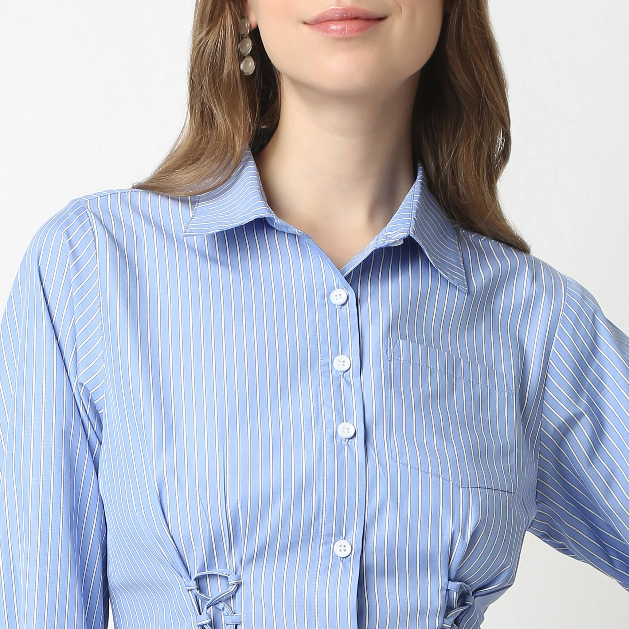 Striped Full Sleeve Casual Shirt - Image 5