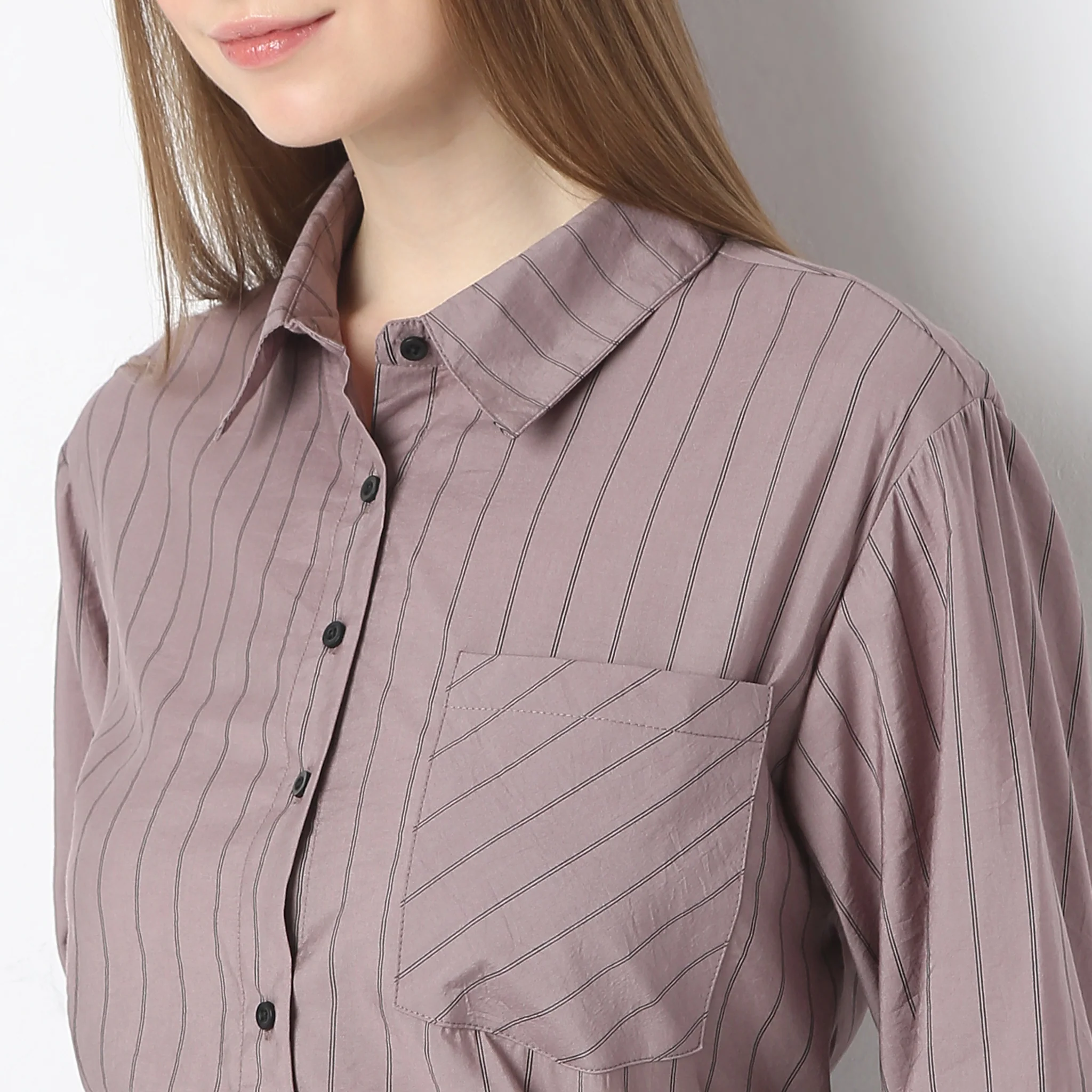 Striped Full Sleeve Shirt - Image 4