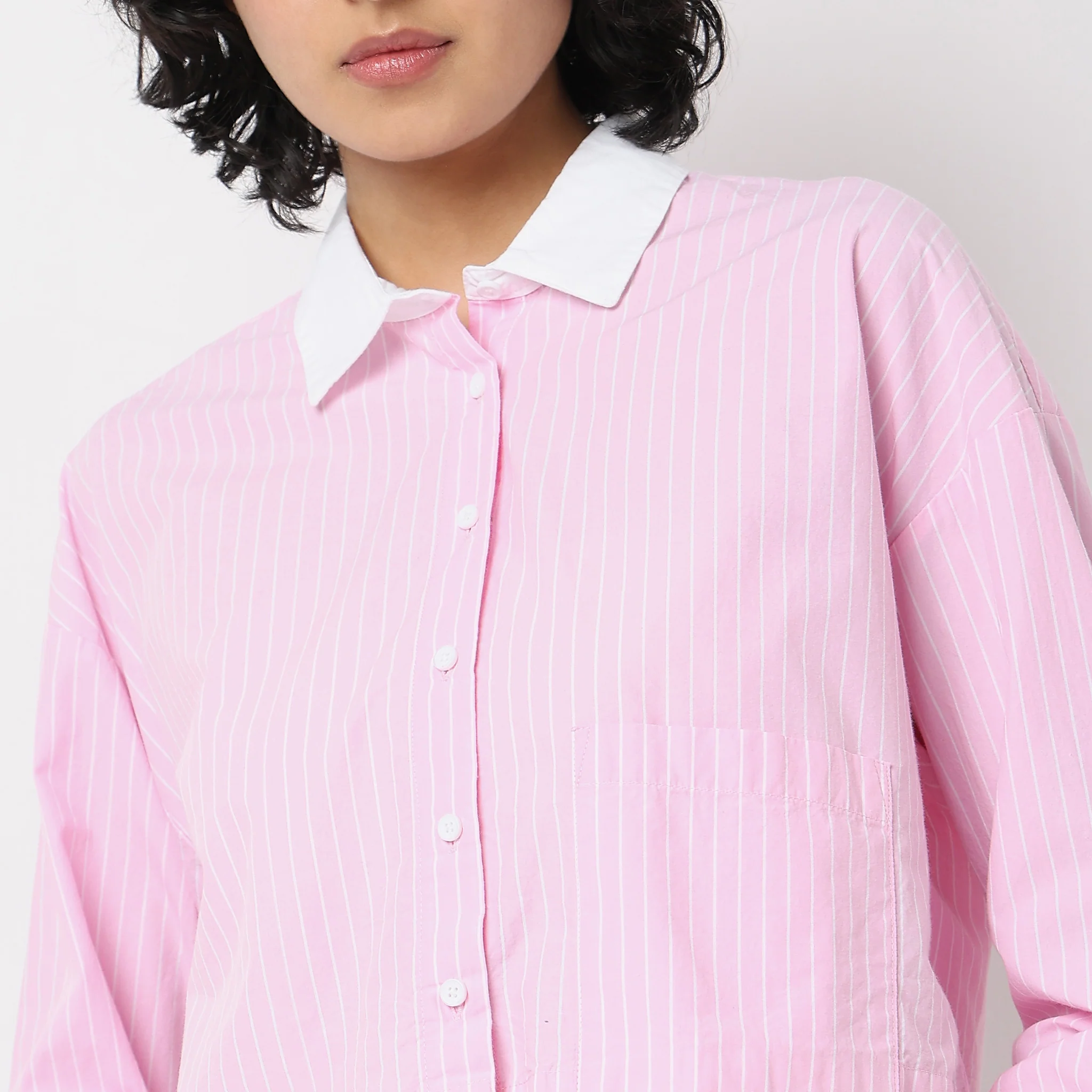 Regular Fit Striped Shirt - Image 4