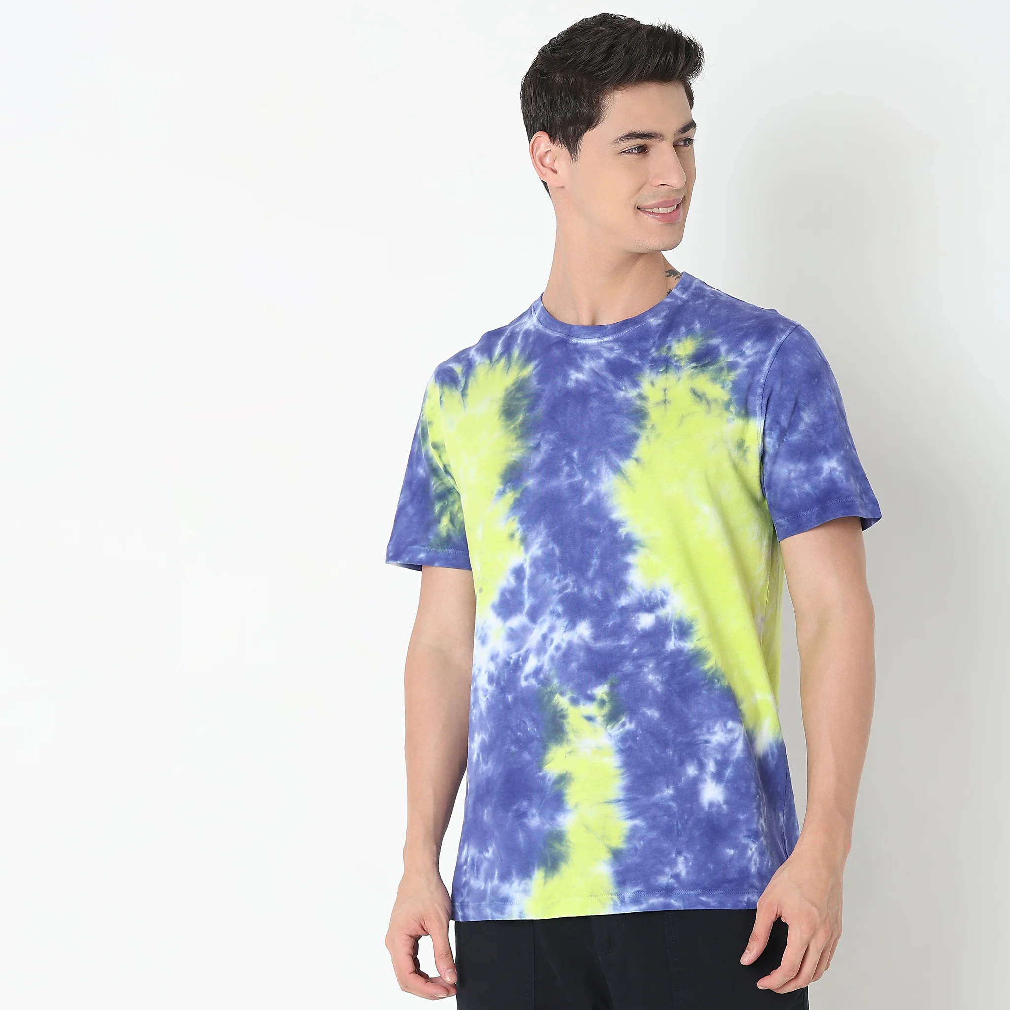 Knitted Tie - Dye T-Shirt - Image 4