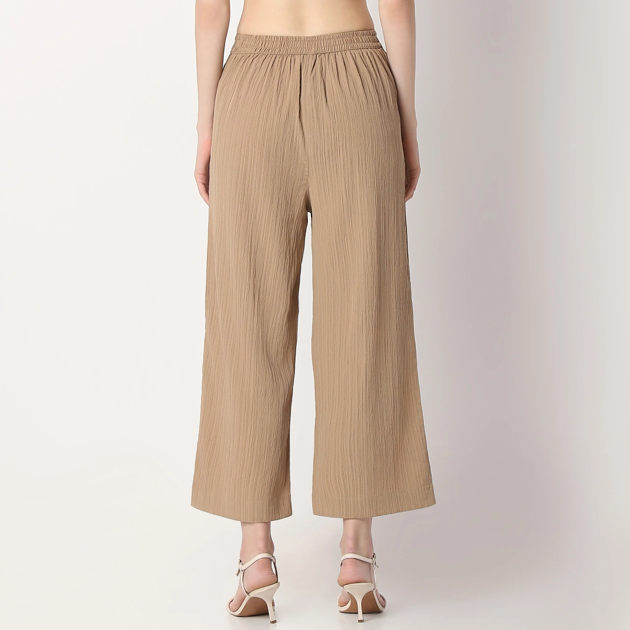 Structured Flared Pants - Image 3
