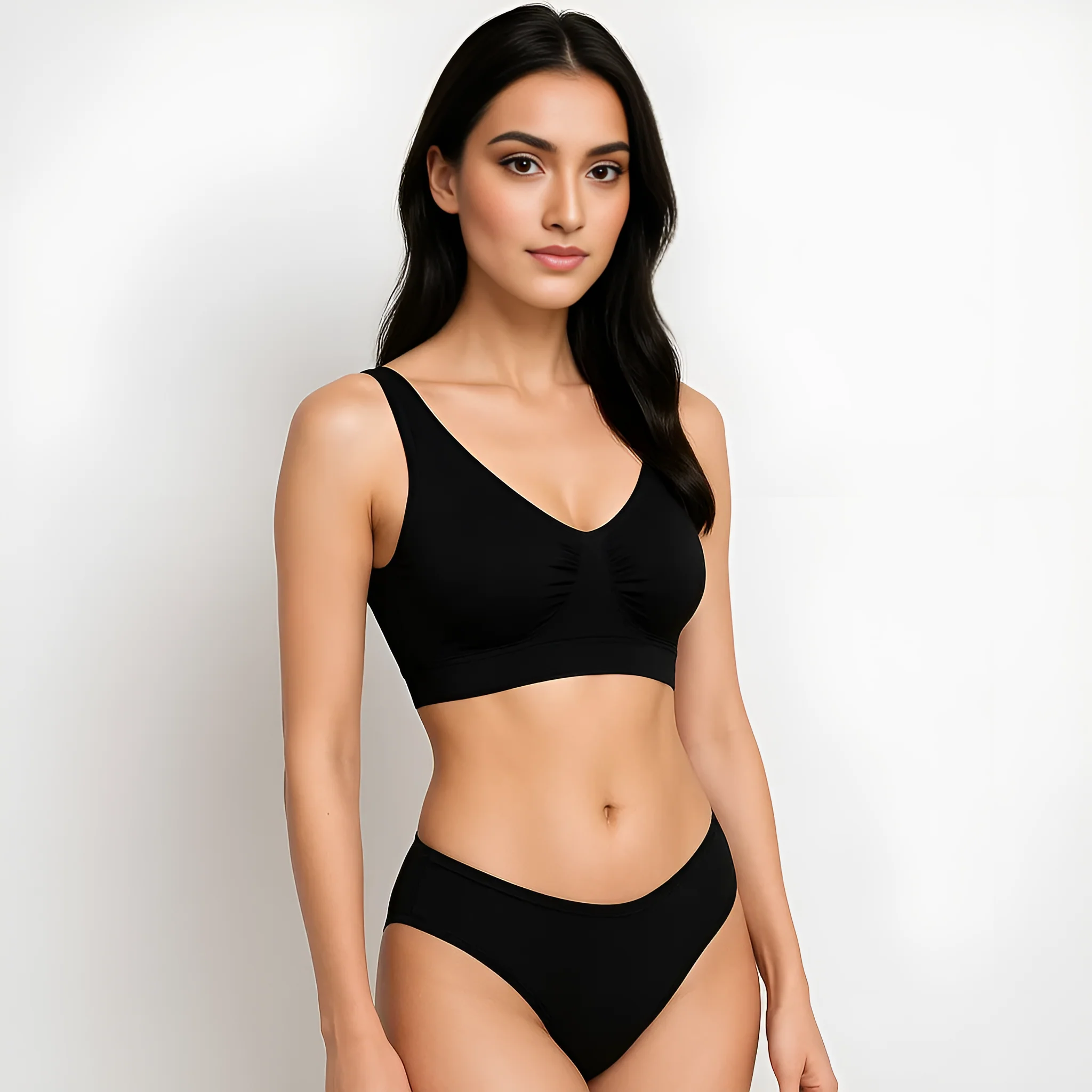 Seamless Rouched Bra - Image 11