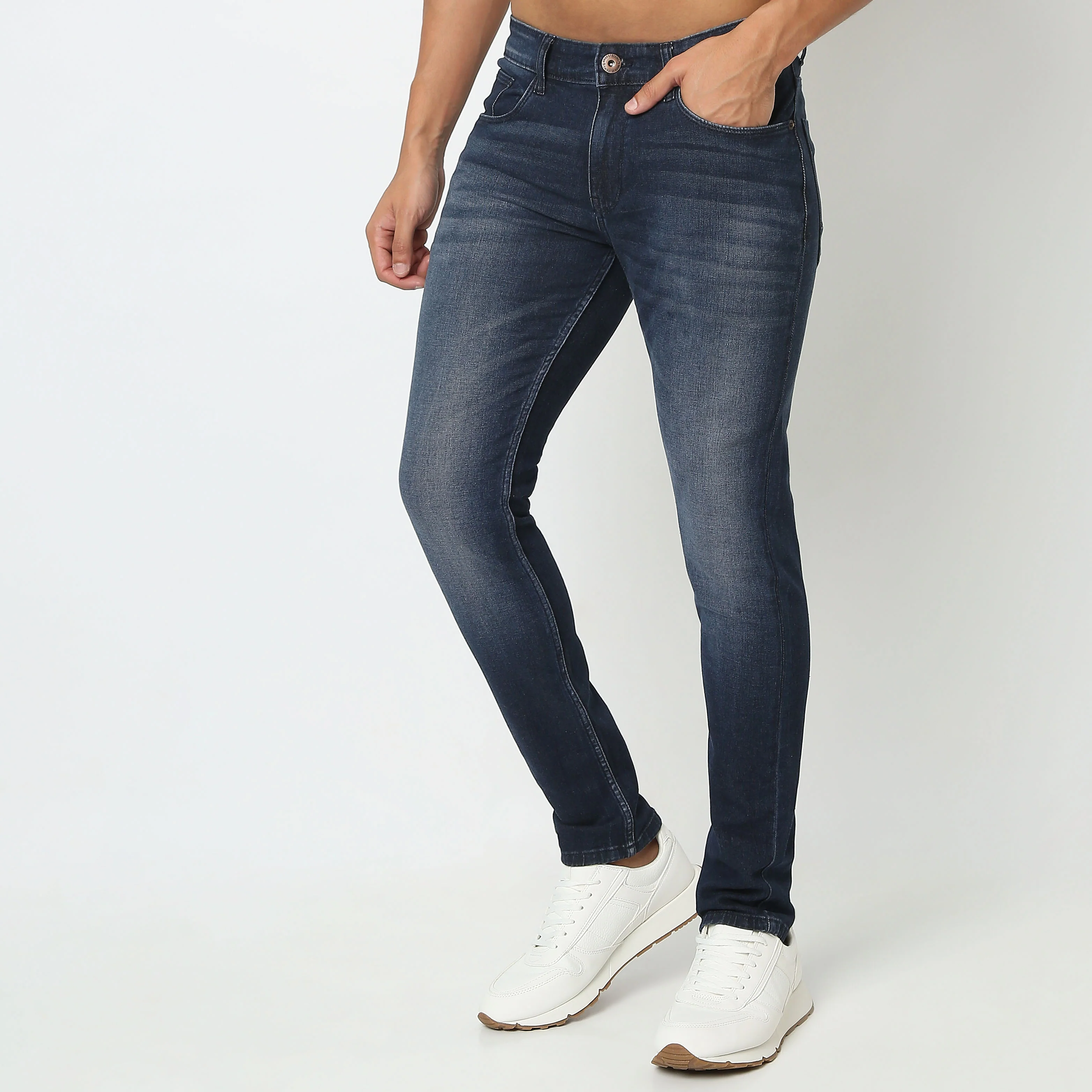 Union of Denim® Origin Series Strtech Authentic Indigo Classic Stone Wash Comfort Skinny Crop Fit - Image 15