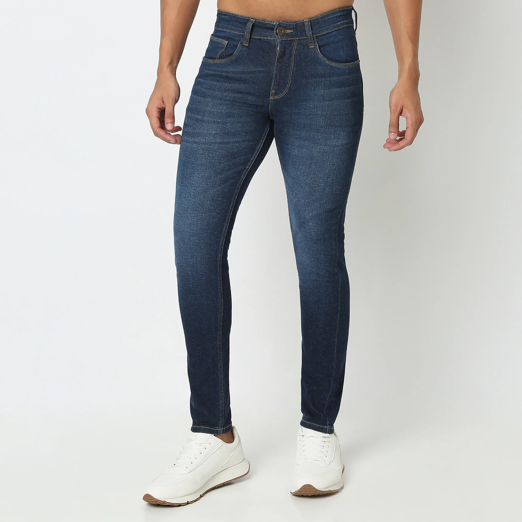Union of Denim® Origin Series Strtech Authentic Indigo Classic Stone Wash Comfort Skinny Crop Fit - Image 17