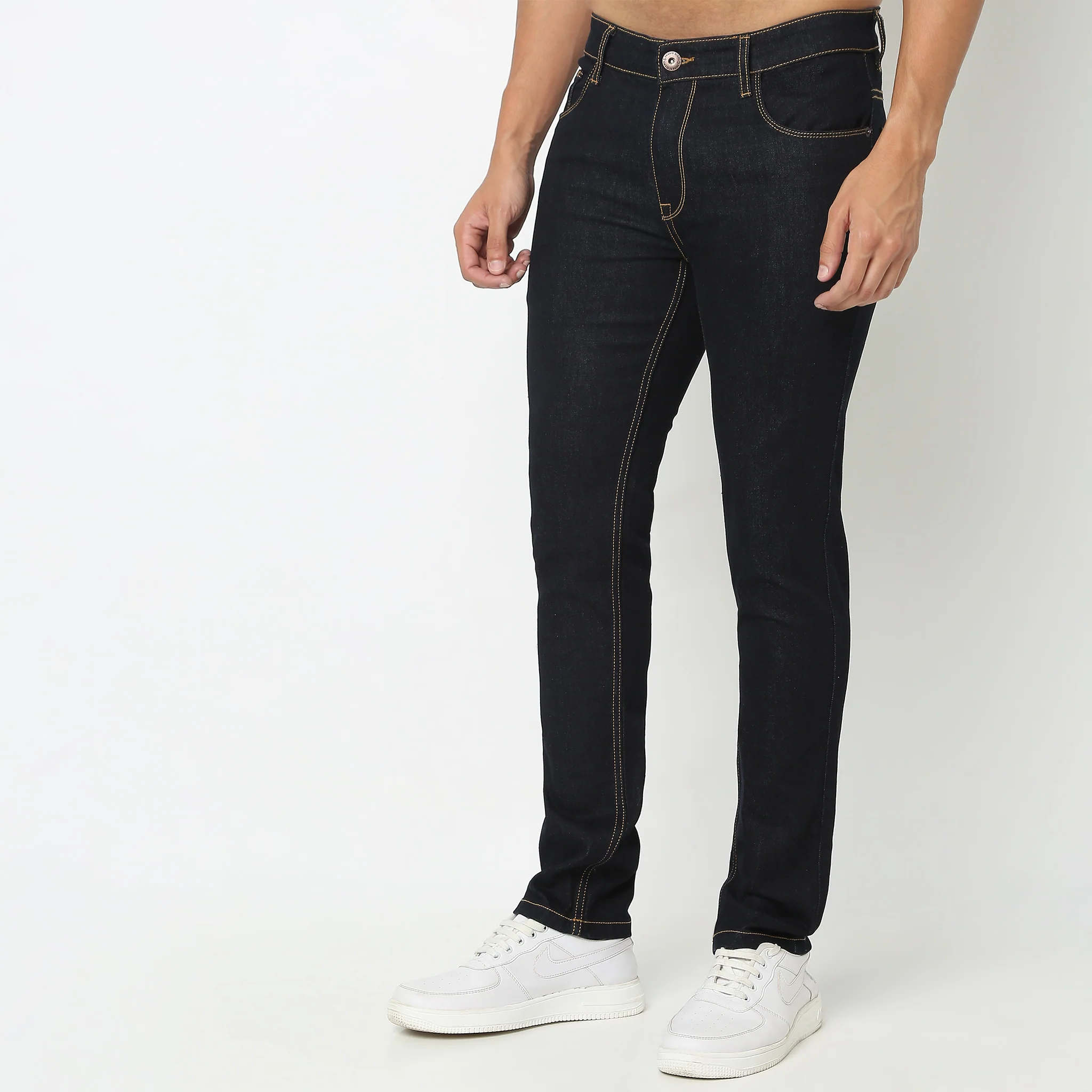 Union of Denim® Origin Series Strtech Authentic Indigo Classic Stone Wash Comfort Skinny Crop Fit - Image 5