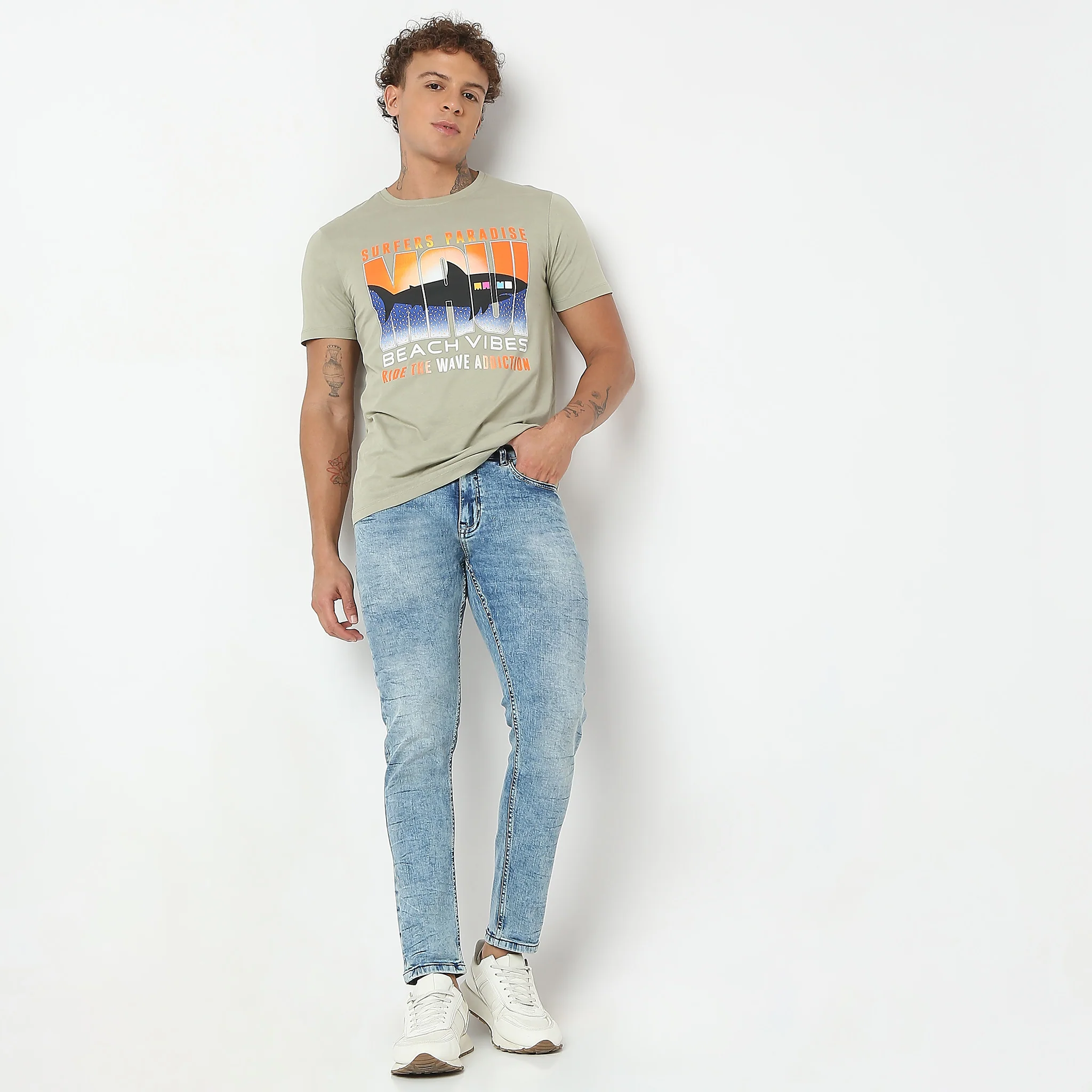 Union of Denim® - Adv XXII Stone Blue Wash Authentic Denim With E-fast® Stretch - Skinny Comfort Fit Jeans