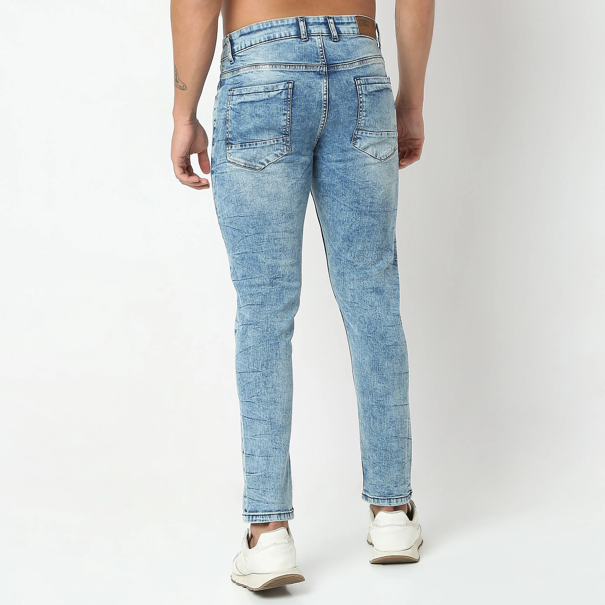 Union of Denim® - Adv XXII Stone Blue Wash Authentic Denim With E-fast® Stretch - Skinny Comfort Fit Jeans - Image 3
