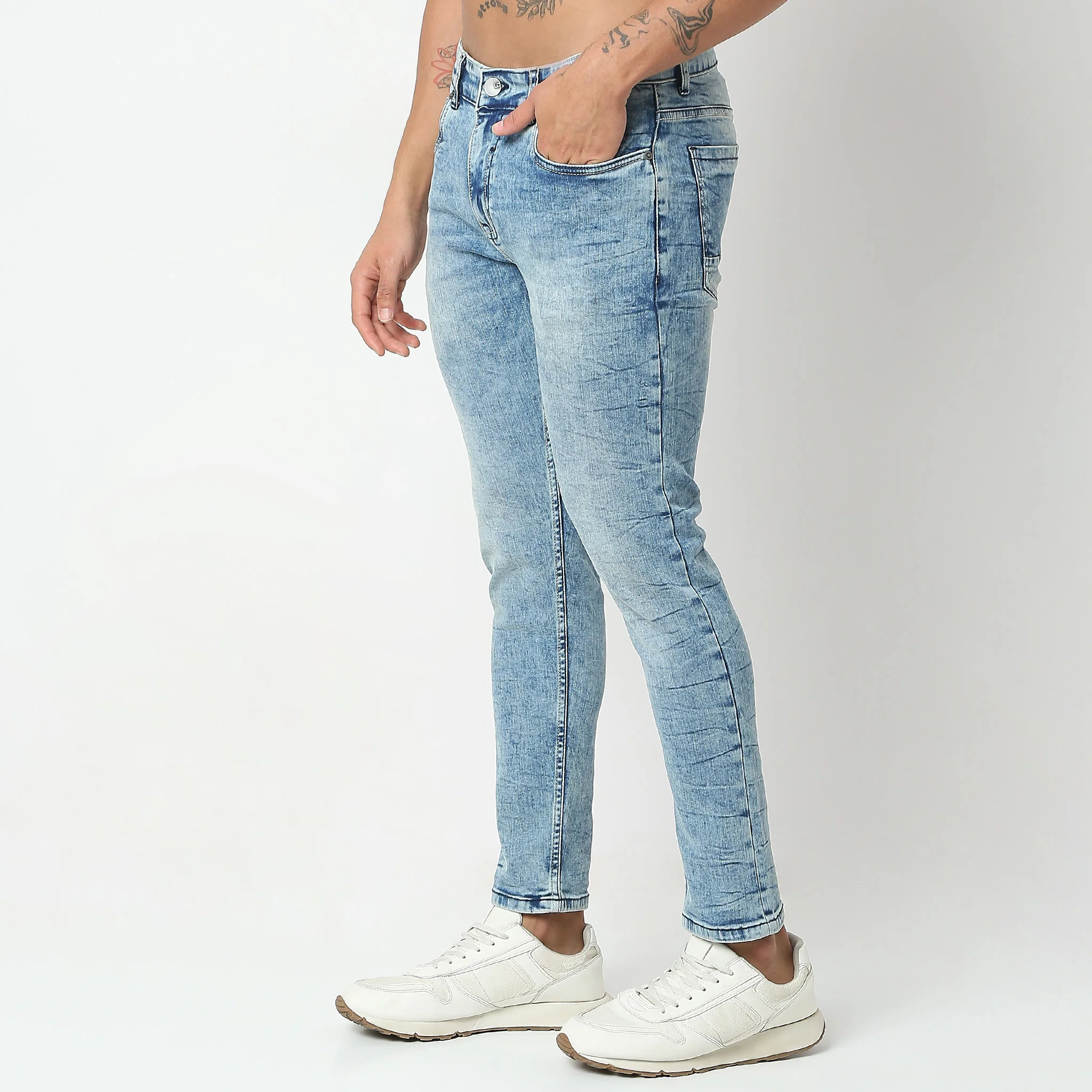 Union of Denim® - Adv XXII Stone Blue Wash Authentic Denim With E-fast® Stretch - Skinny Comfort Fit Jeans - Image 5