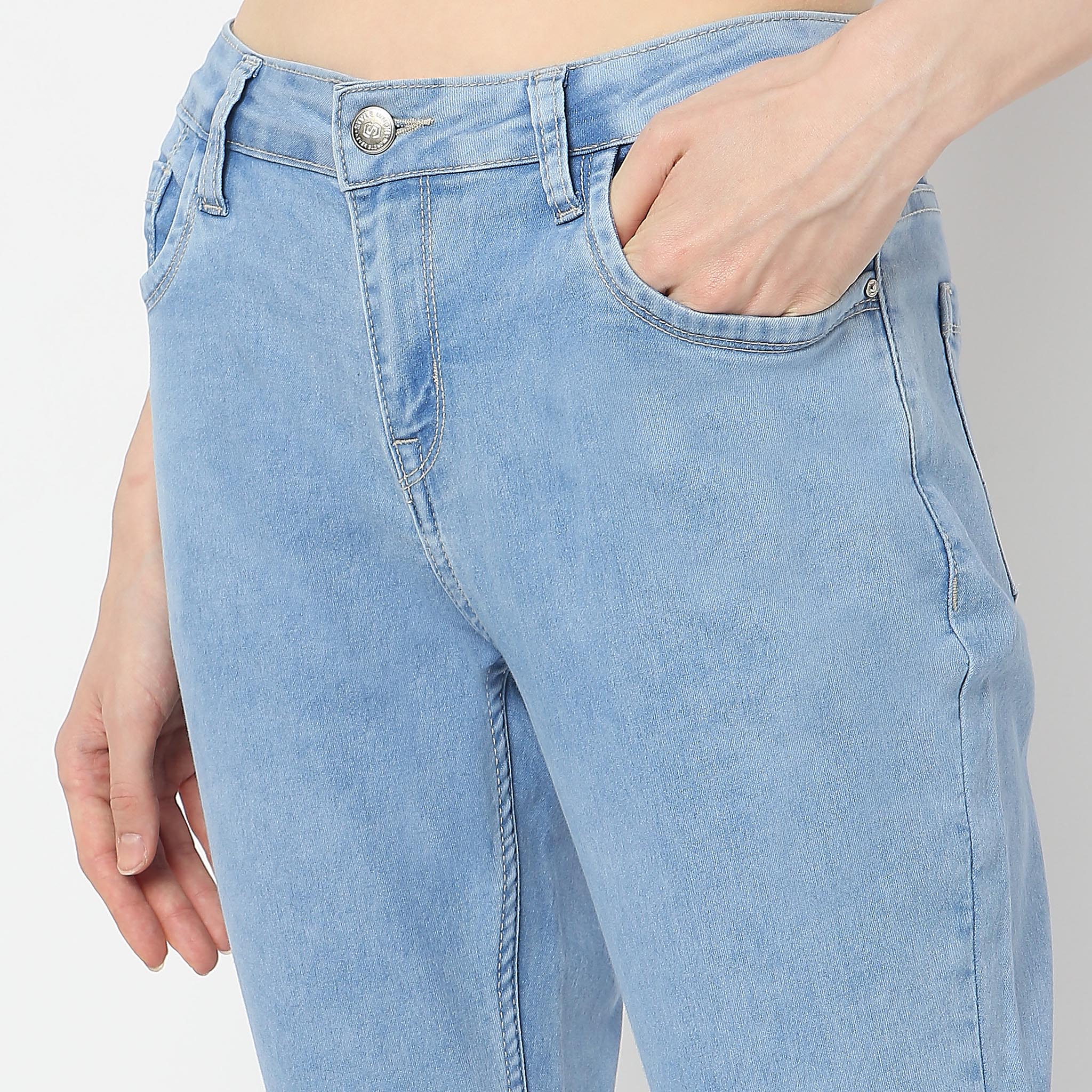 Skinny Fit Full Length Jeans - Image 4